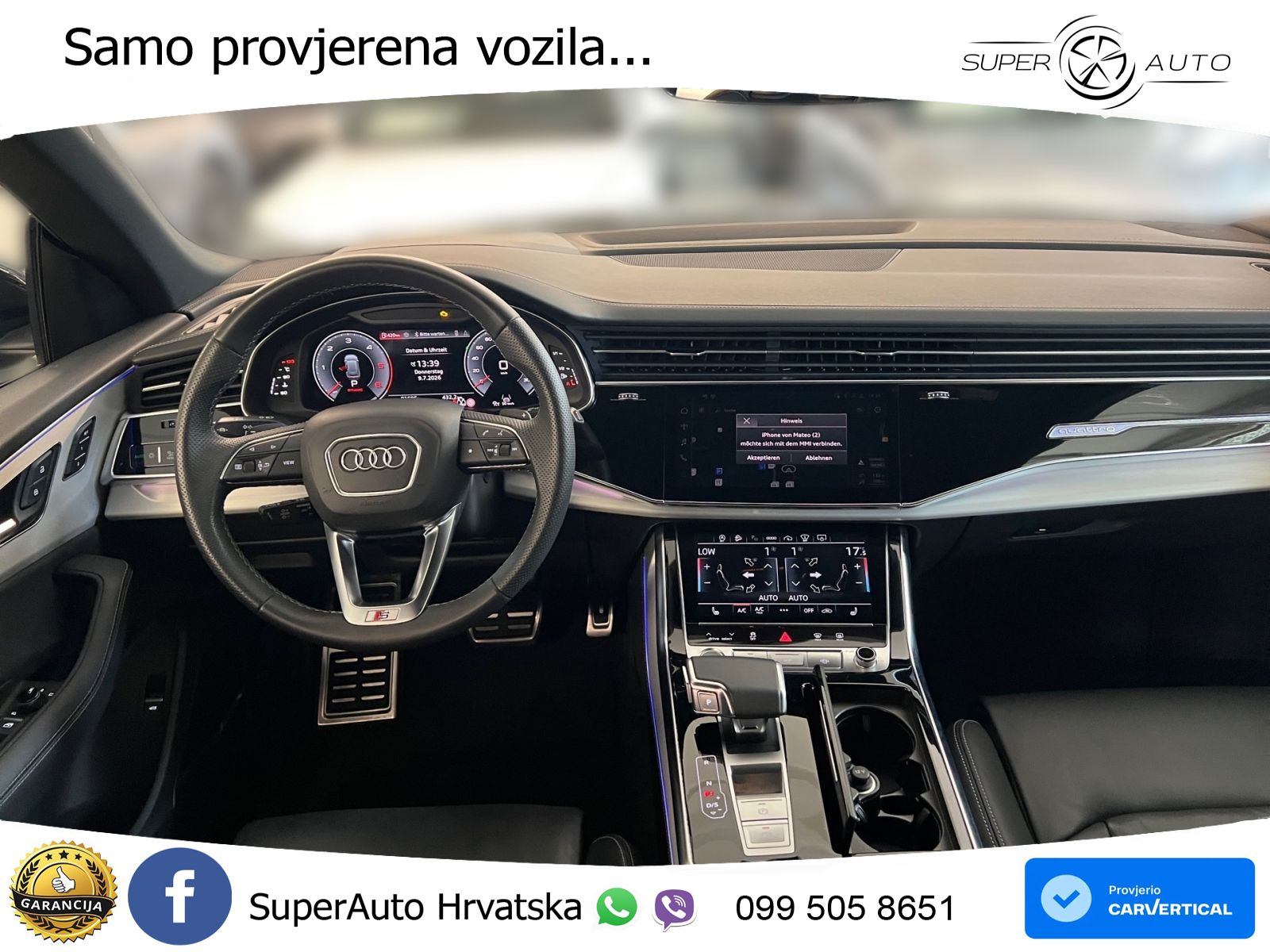 Audi Q8 50 TDI V6 (286 KS) quattro Tiptronic