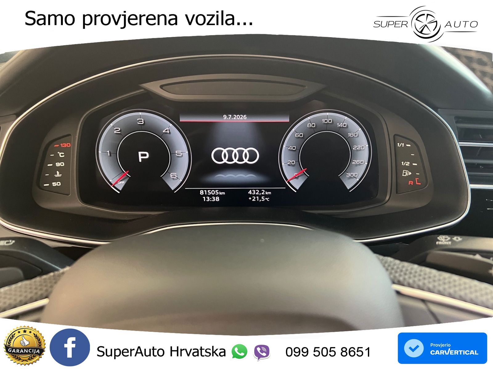 Audi Q8 50 TDI V6 (286 KS) quattro Tiptronic