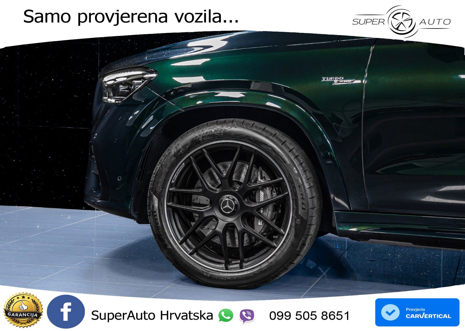 Mercedes AMG GLE 53 (544 KS) 4MATIC+ 9G-TRONIC LED+GR SJED+ACC