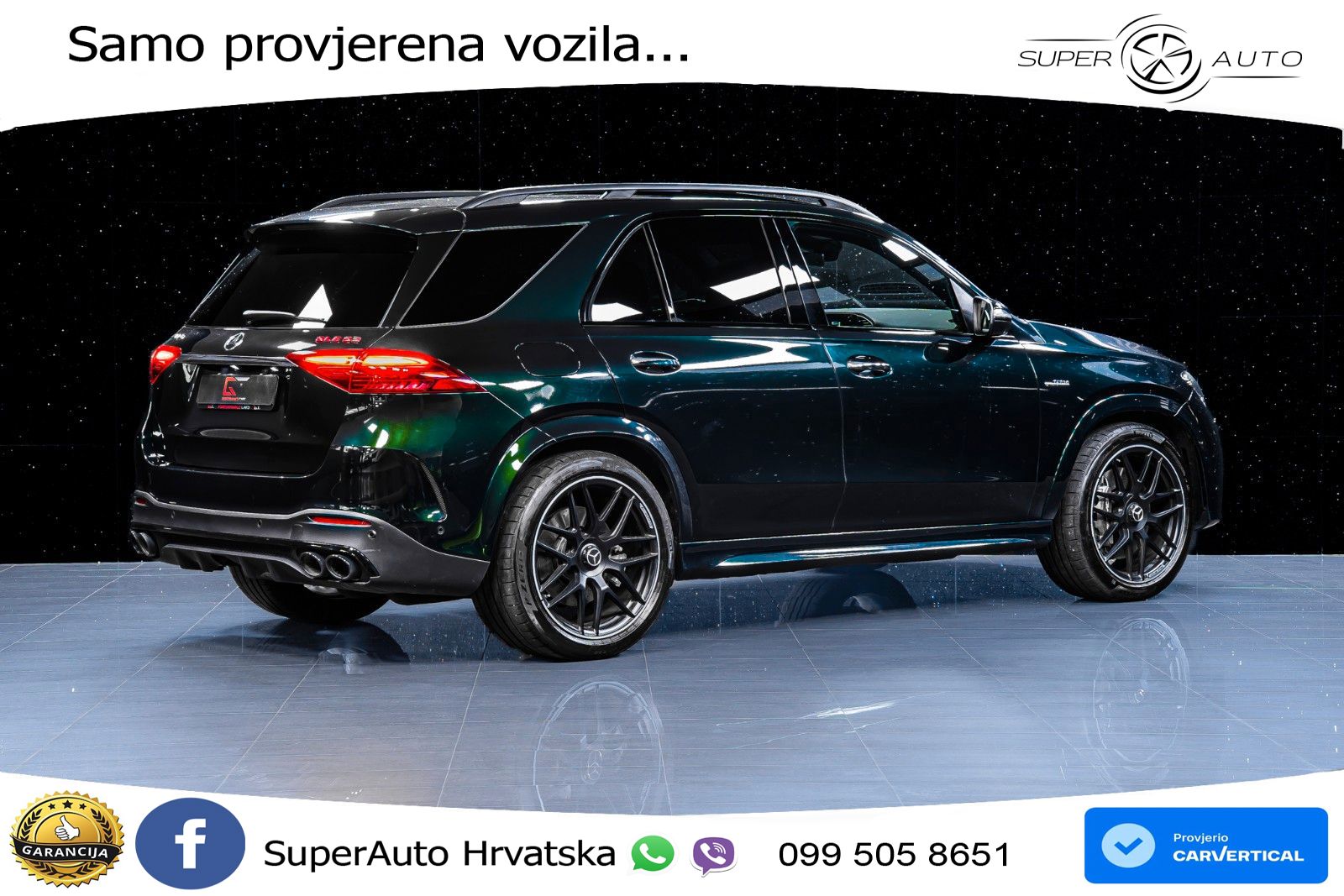 Mercedes AMG GLE 53 (544 KS) 4MATIC+ 9G-TRONIC LED+GR SJED+ACC
