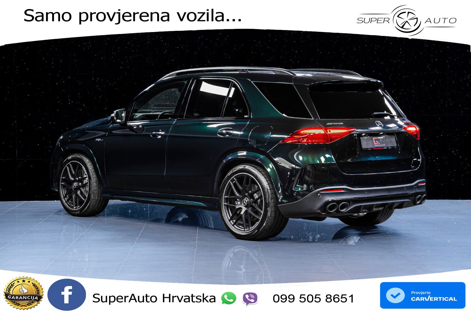 Mercedes AMG GLE 53 (544 KS) 4MATIC+ 9G-TRONIC LED+GR SJED+ACC
