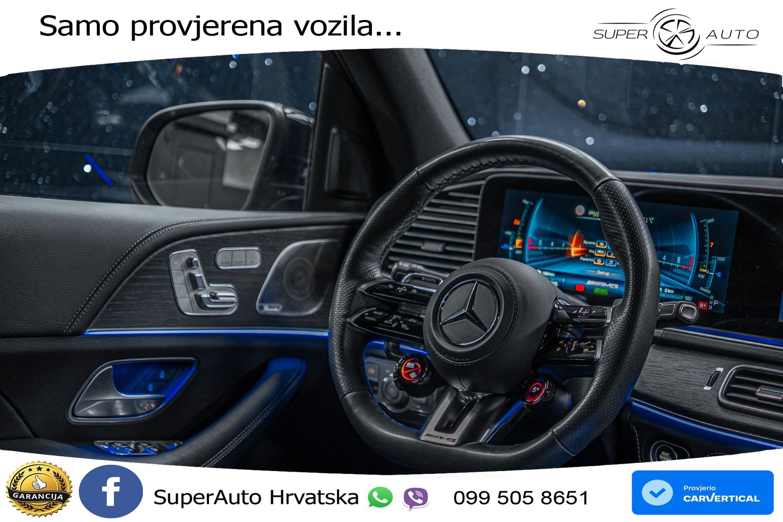 Mercedes AMG GLE 53 (544 KS) 4MATIC+ 9G-TRONIC LED+GR SJED+ACC