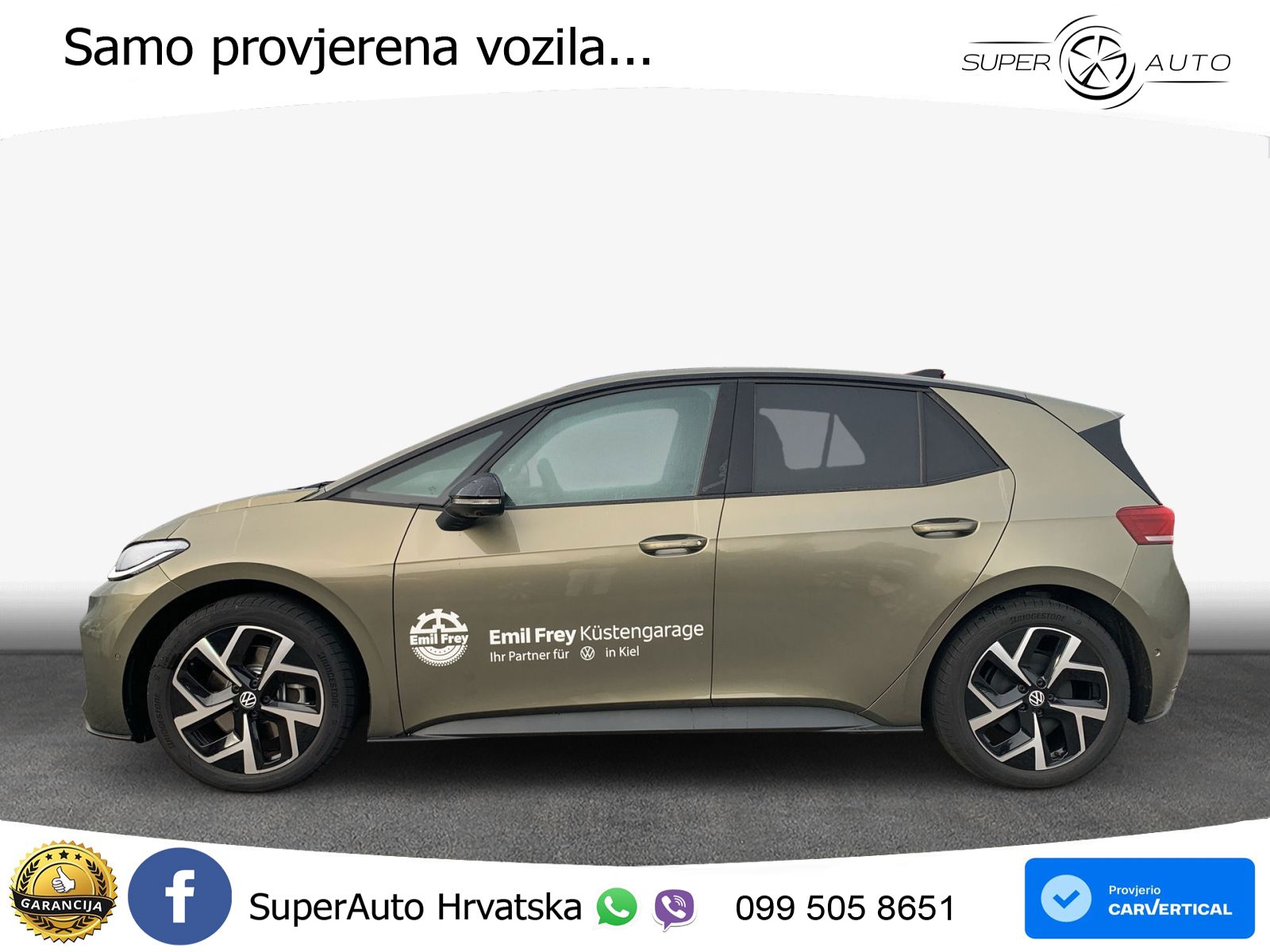 Volkswagen ID.3 58 kWh (190 KS) LED+GR SJED+ACC