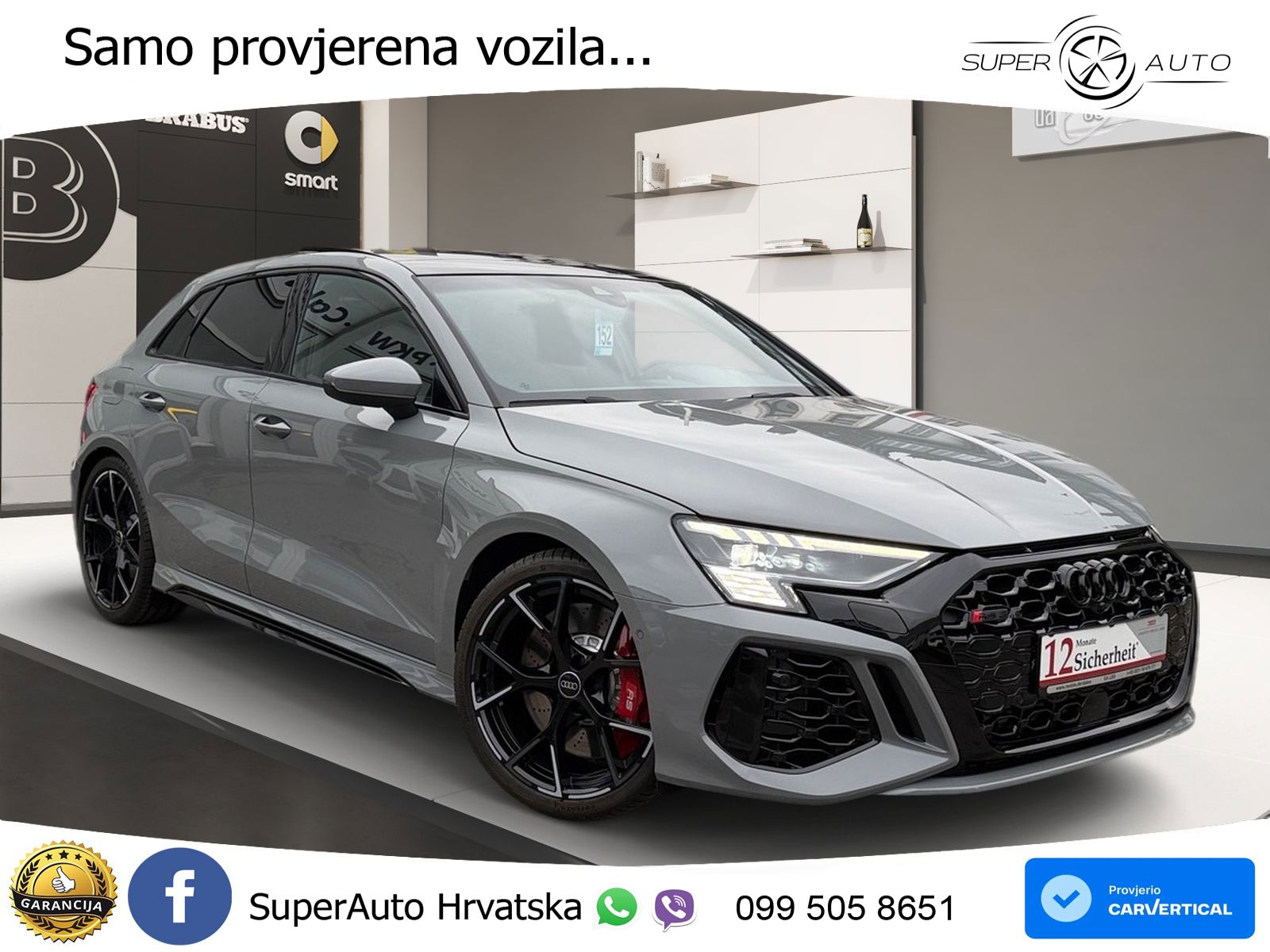 Audi RS3 Sportback 2.5 TFSI (400 KS) quattro S tronic LED+GR SJED+ACC