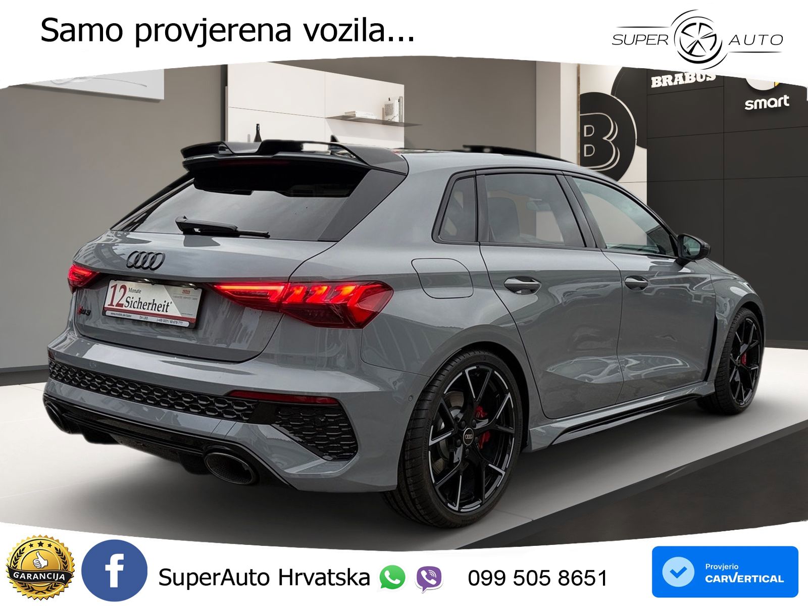 Audi RS3 Sportback 2.5 TFSI (400 KS) quattro S tronic LED+GR SJED+ACC