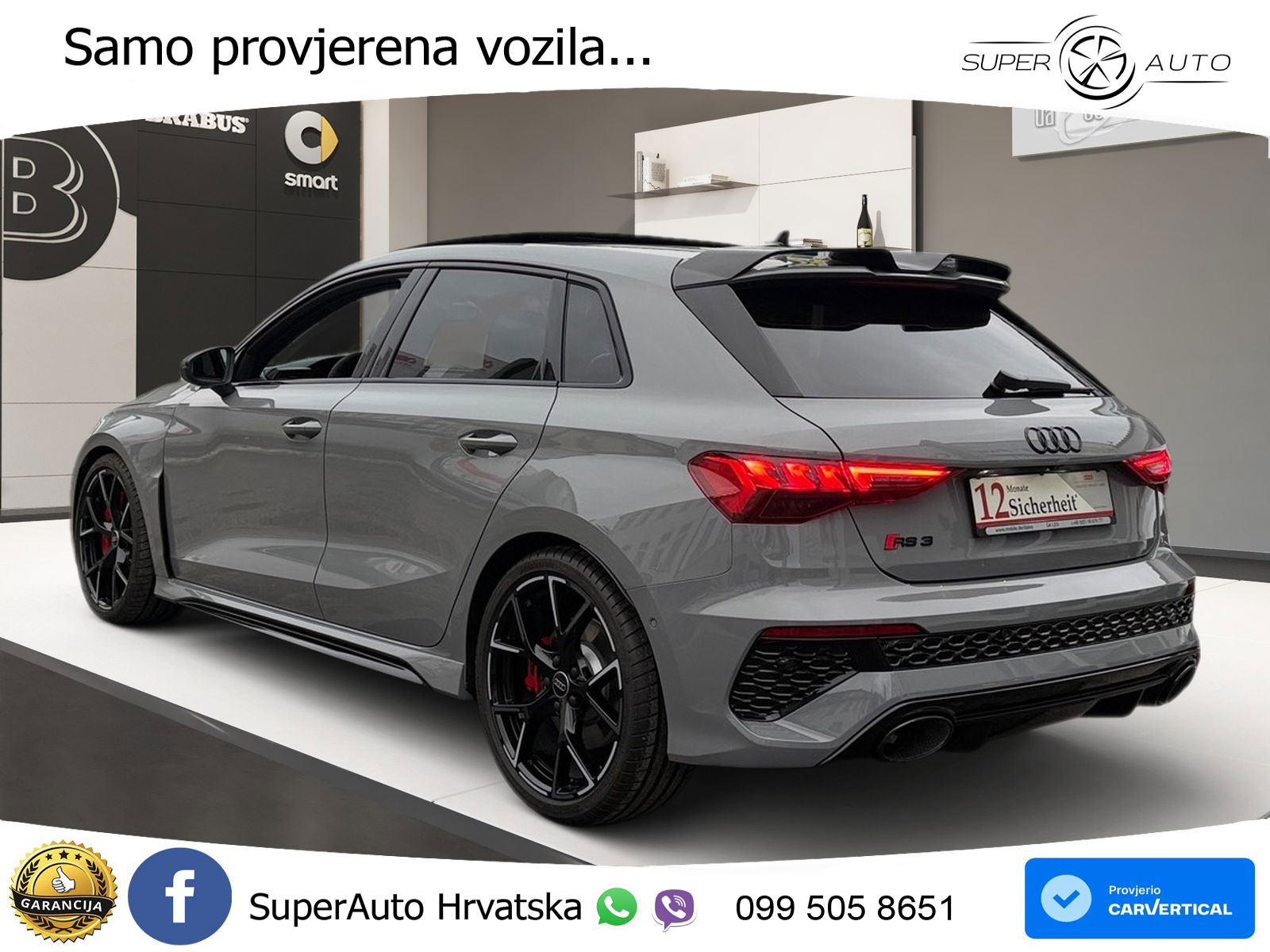 Audi RS3 Sportback 2.5 TFSI (400 KS) quattro S tronic LED+GR SJED+ACC