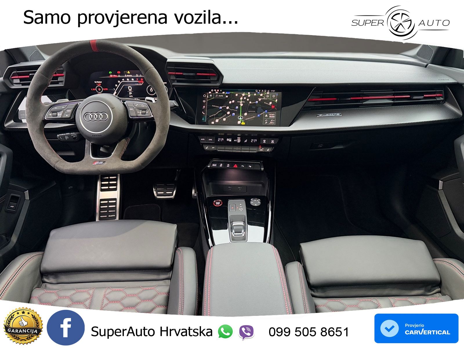Audi RS3 Sportback 2.5 TFSI (400 KS) quattro S tronic LED+GR SJED+ACC