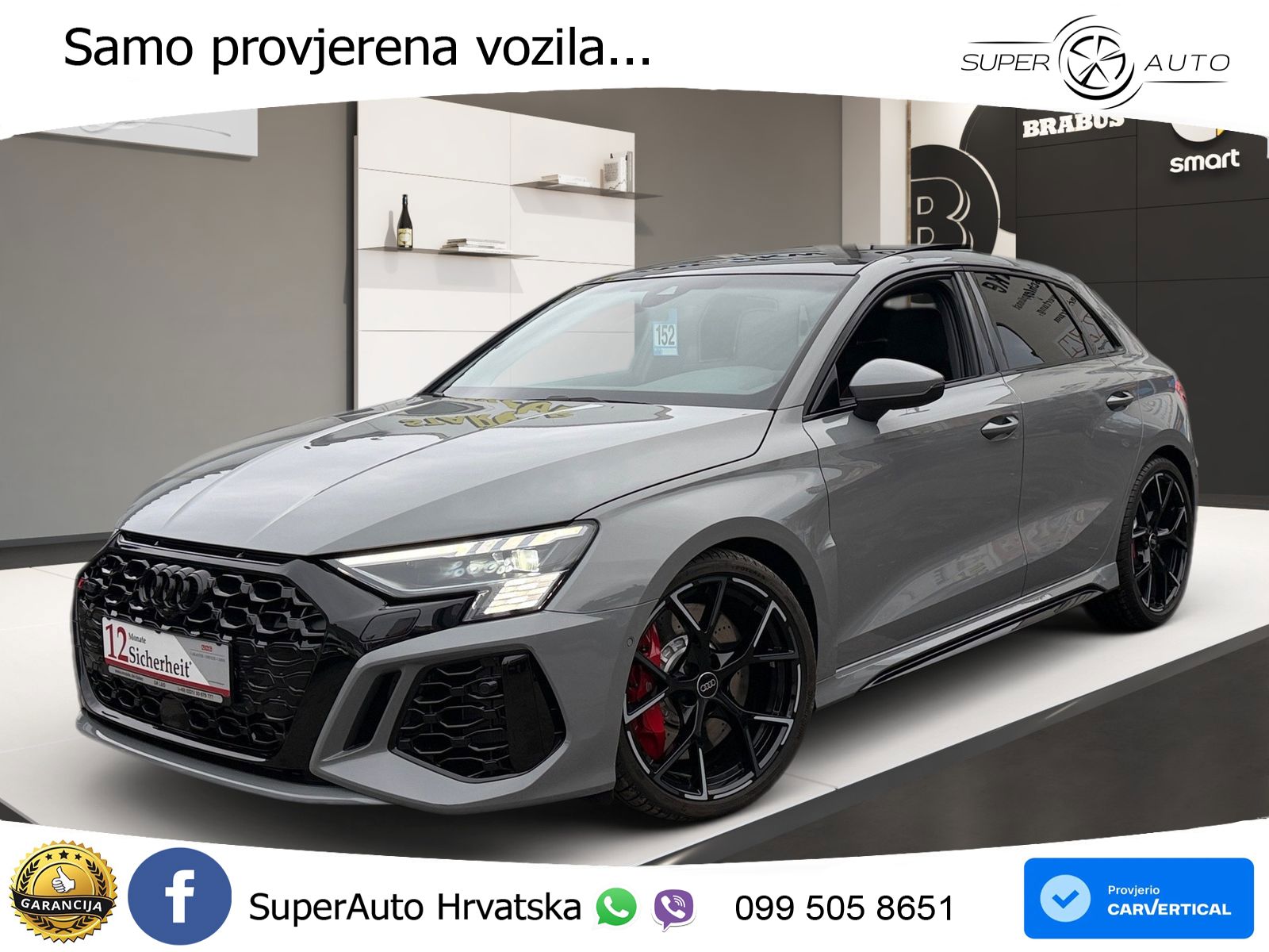 Audi RS3 Sportback 2.5 TFSI (400 KS) quattro S tronic LED+GR SJED+ACC