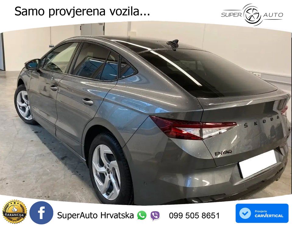 Škoda Enyaq Coupe iV 80 82 kWh (204 KS) SportLine LED+GR SJED+ACC