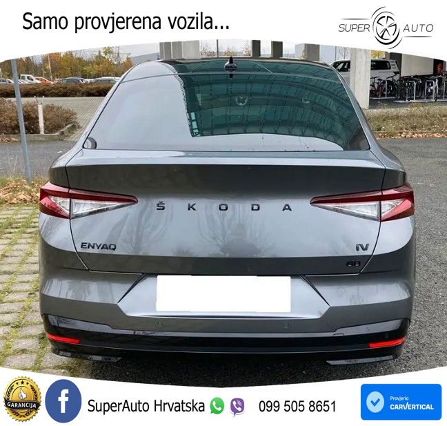 Škoda Enyaq Coupe iV 80 82 kWh (204 KS) SportLine LED+GR SJED+ACC
