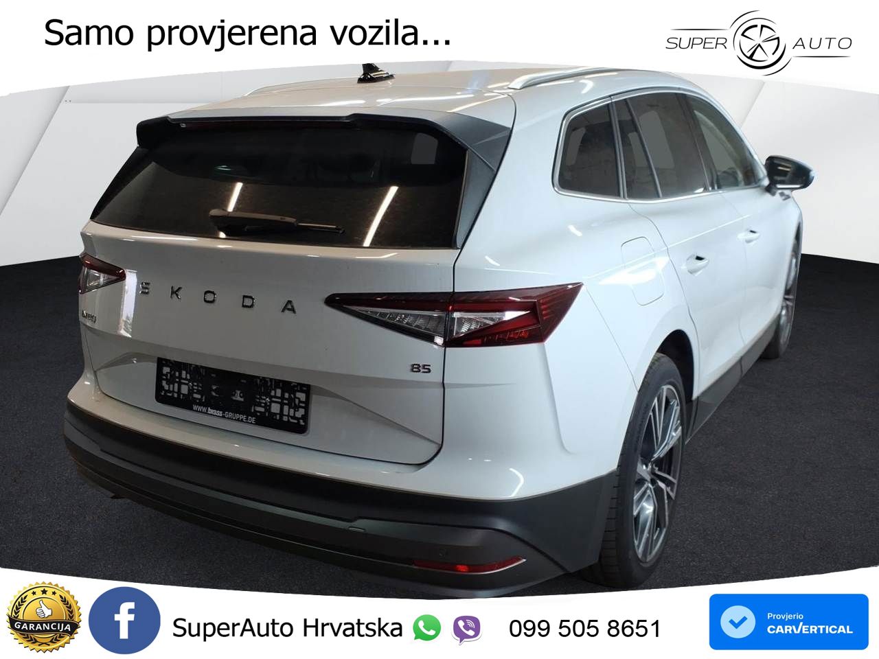 Škoda Enyaq 85 82 kWh (286 KS) LED+GR SJED+ACC