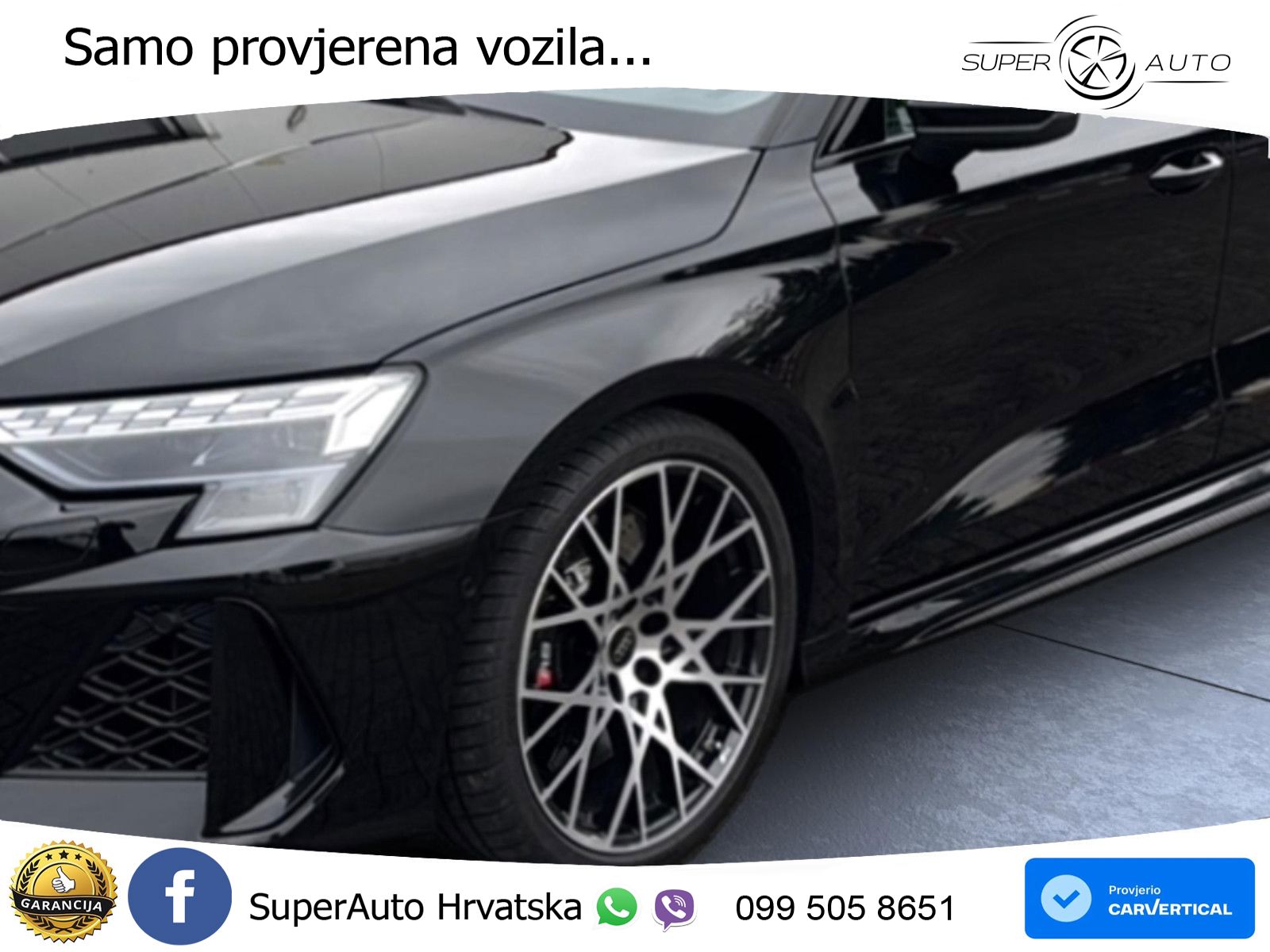Audi RS3 Sedan 2.5 TFSI (400 KS) quattro S tronic LED+GR SJED+ACC