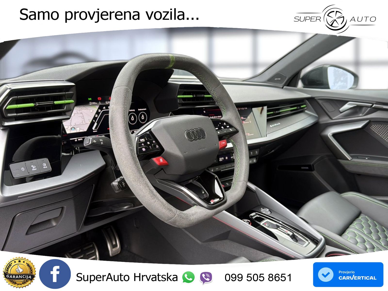 Audi RS3 Sedan 2.5 TFSI (400 KS) quattro S tronic LED+GR SJED+ACC