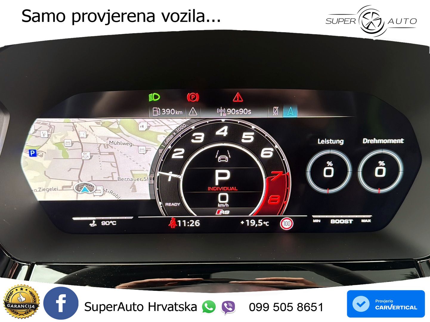 Audi RS3 Sedan 2.5 TFSI (400 KS) quattro S tronic LED+GR SJED+ACC