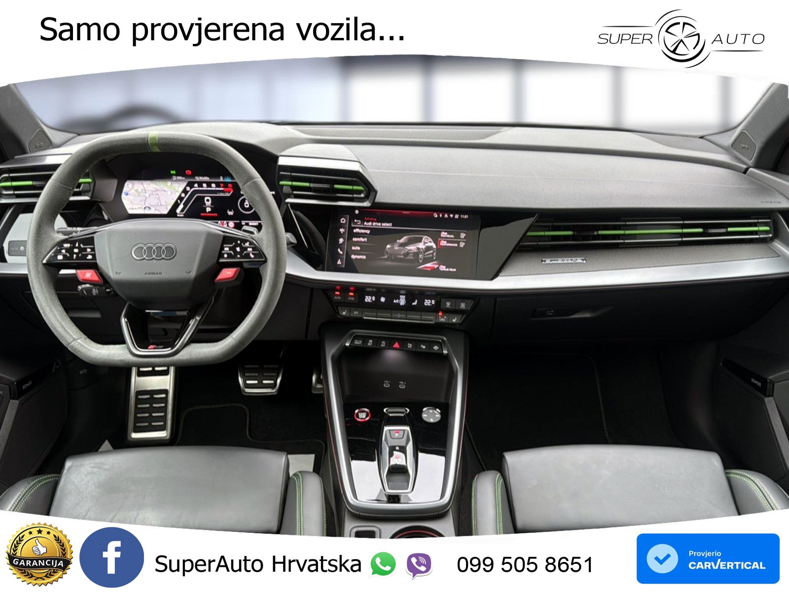 Audi RS3 Sedan 2.5 TFSI (400 KS) quattro S tronic LED+GR SJED+ACC