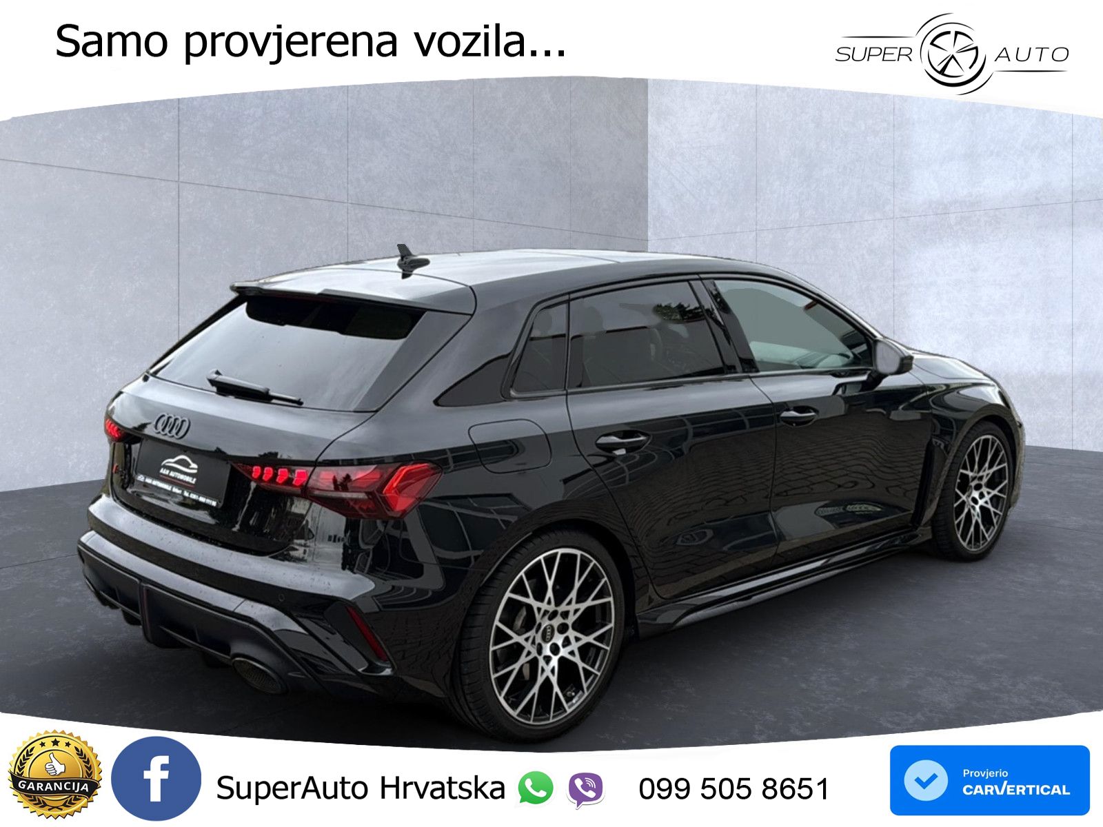 Audi RS3 Sedan 2.5 TFSI (400 KS) quattro S tronic LED+GR SJED+ACC