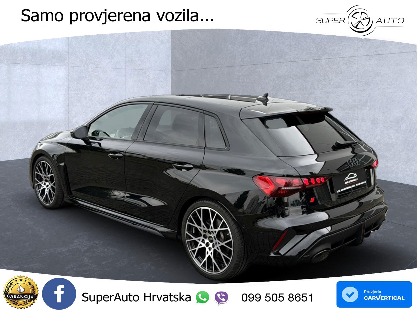 Audi RS3 Sedan 2.5 TFSI (400 KS) quattro S tronic LED+GR SJED+ACC