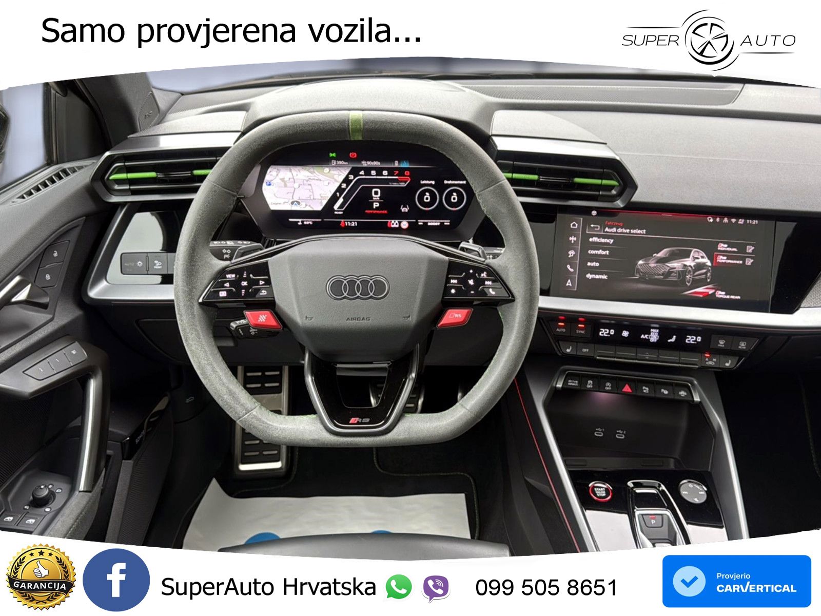 Audi RS3 Sedan 2.5 TFSI (400 KS) quattro S tronic LED+GR SJED+ACC