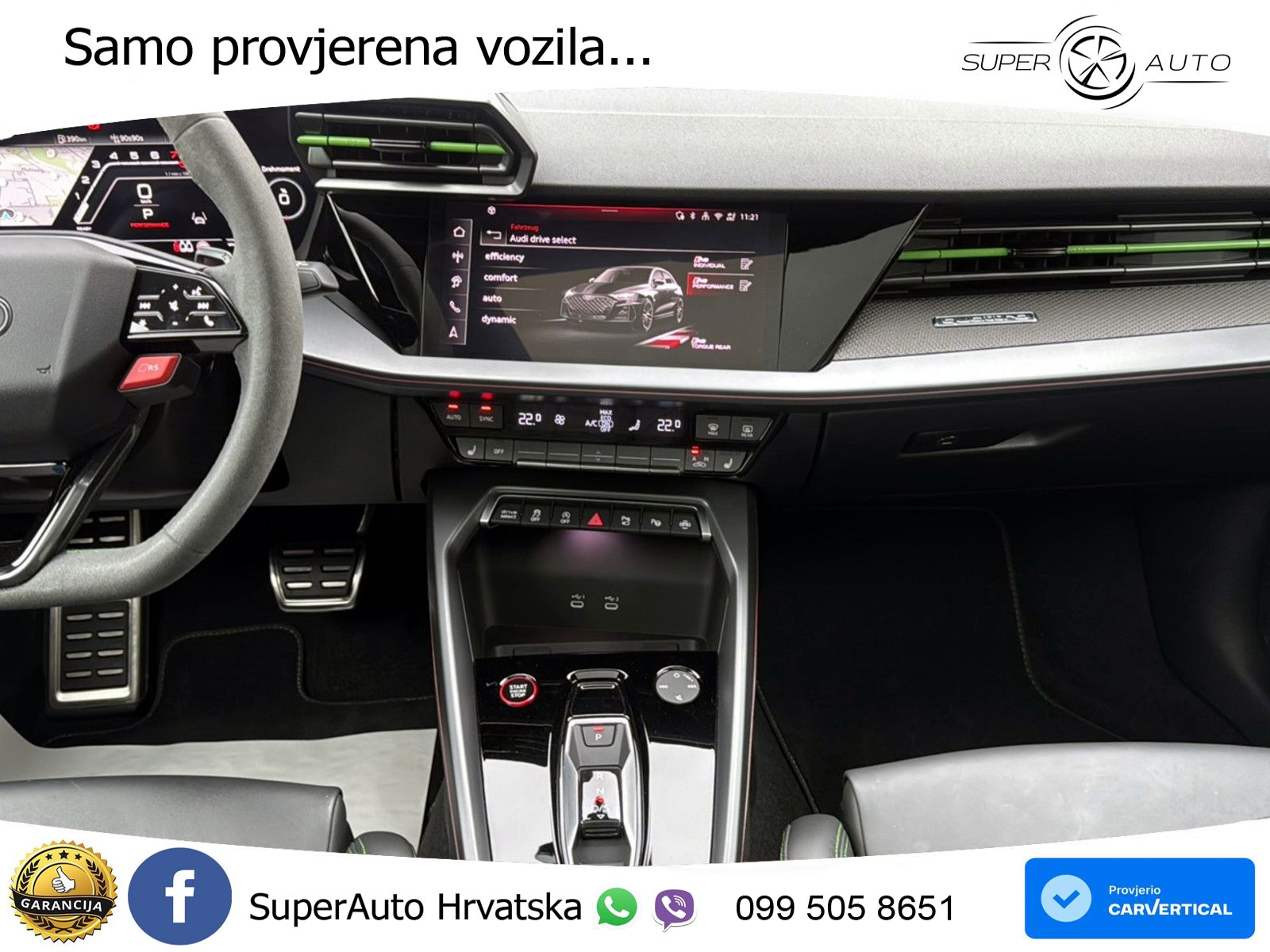 Audi RS3 Sedan 2.5 TFSI (400 KS) quattro S tronic LED+GR SJED+ACC
