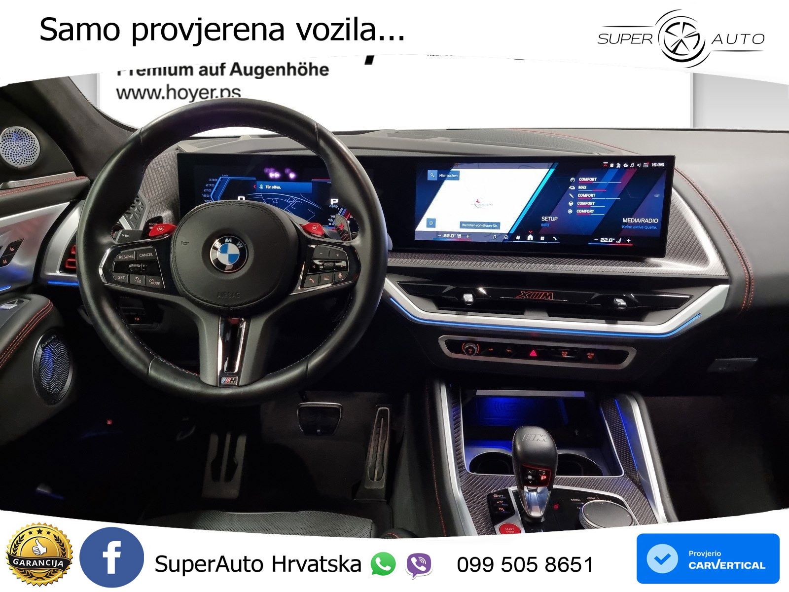 BMW XM Label Red 4.4 V8 (748 KS) xDrive Steptronic LED+GR SJED+ACC