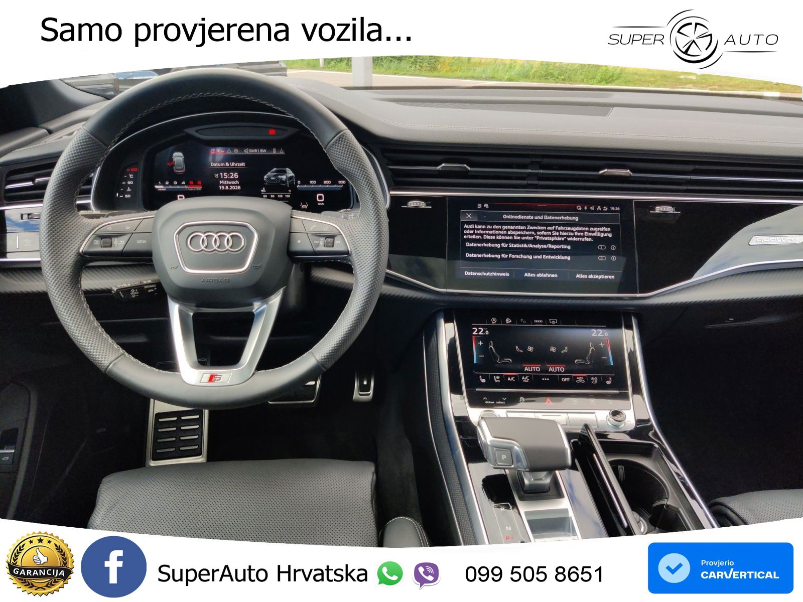 Audi Q8 50 TDI V6 (286 KS) quattro Tiptronic