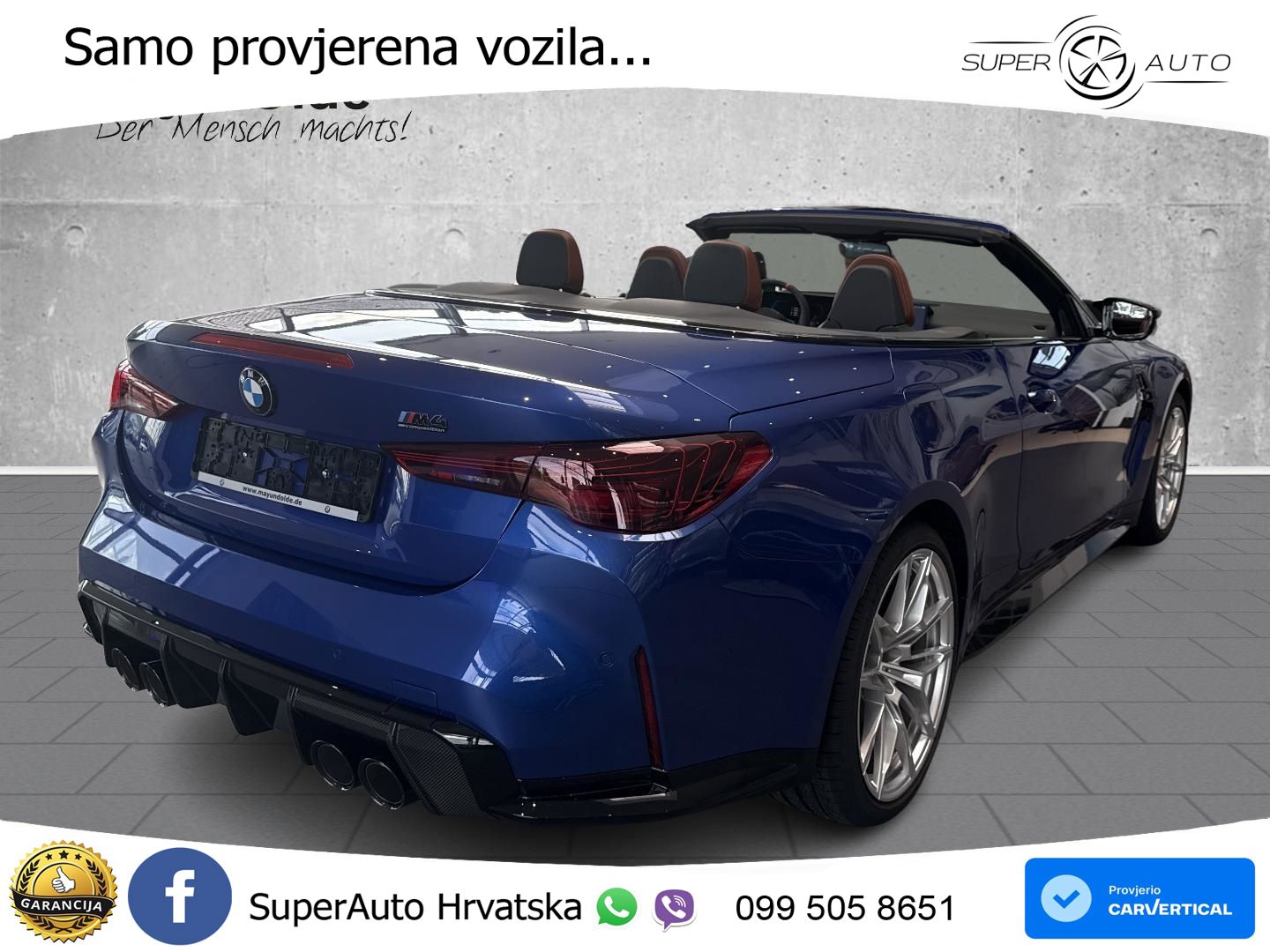 BMW M4 Convertible Competition 3.0 (530 KS) xDrive Steptronic LED+GR SJED+ACC
