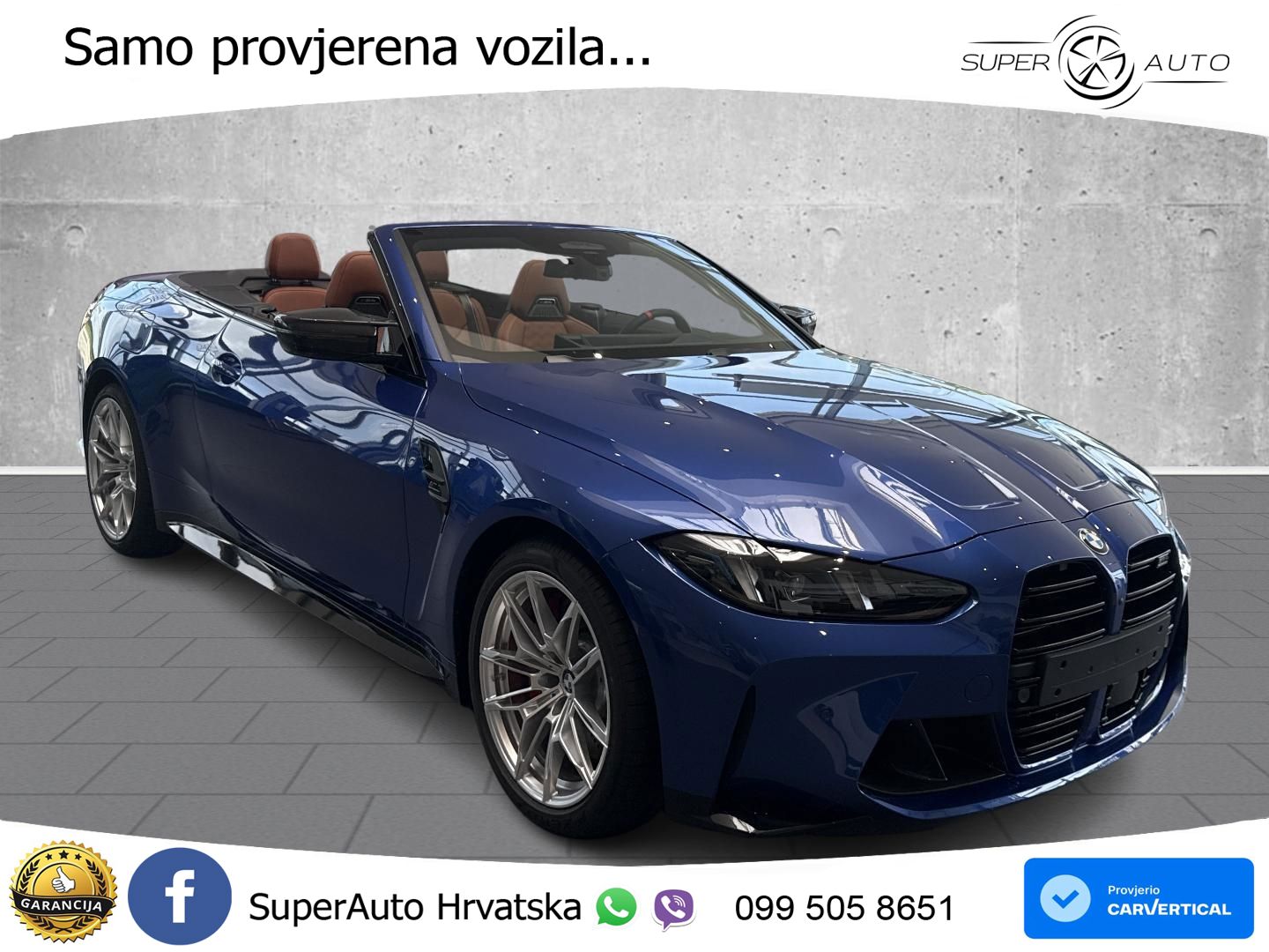 BMW M4 Convertible Competition 3.0 (530 KS) xDrive Steptronic LED+GR SJED+ACC