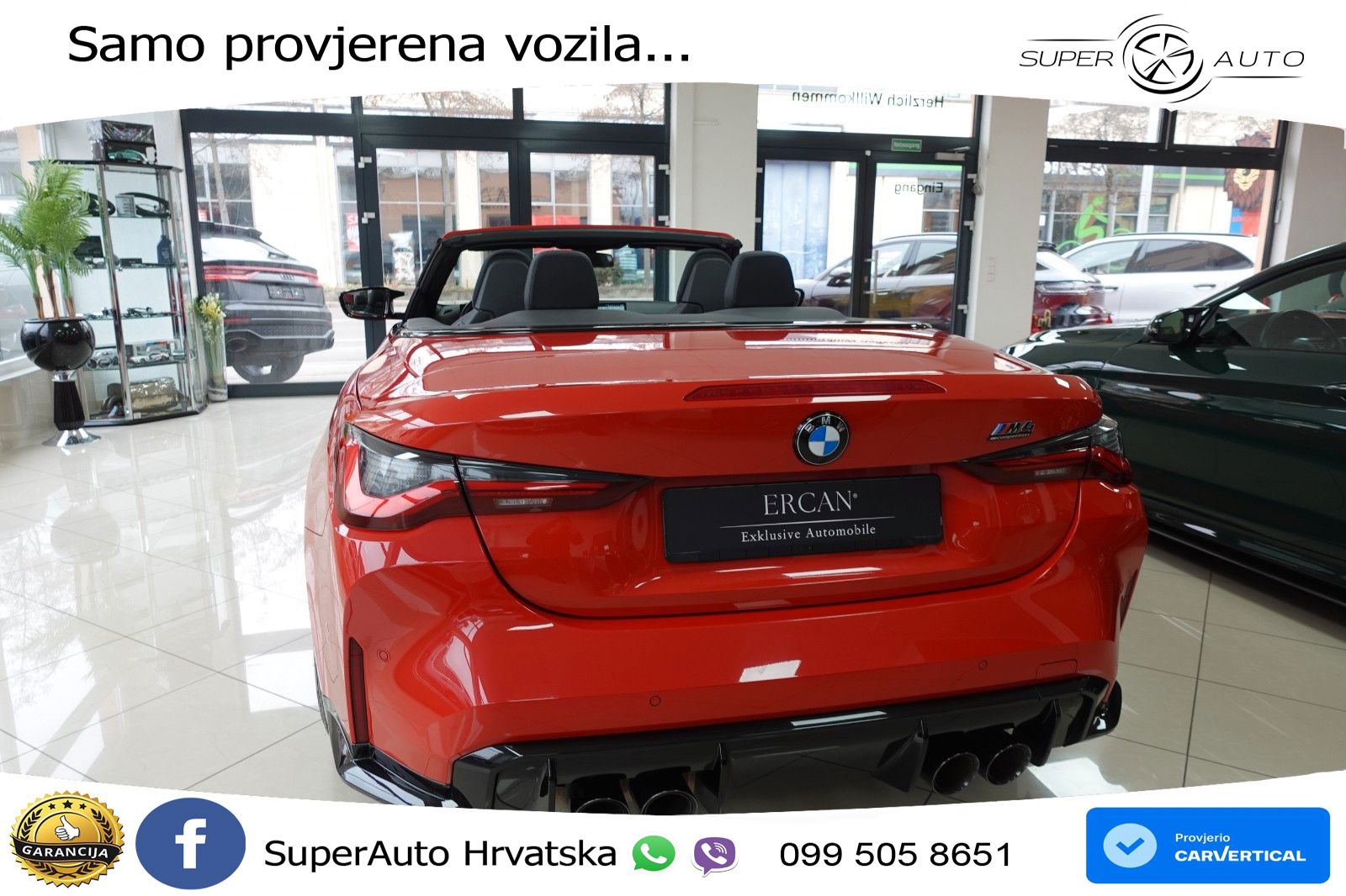 BMW M4 Convertible Competition 3.0 (530 KS) xDrive Steptronic