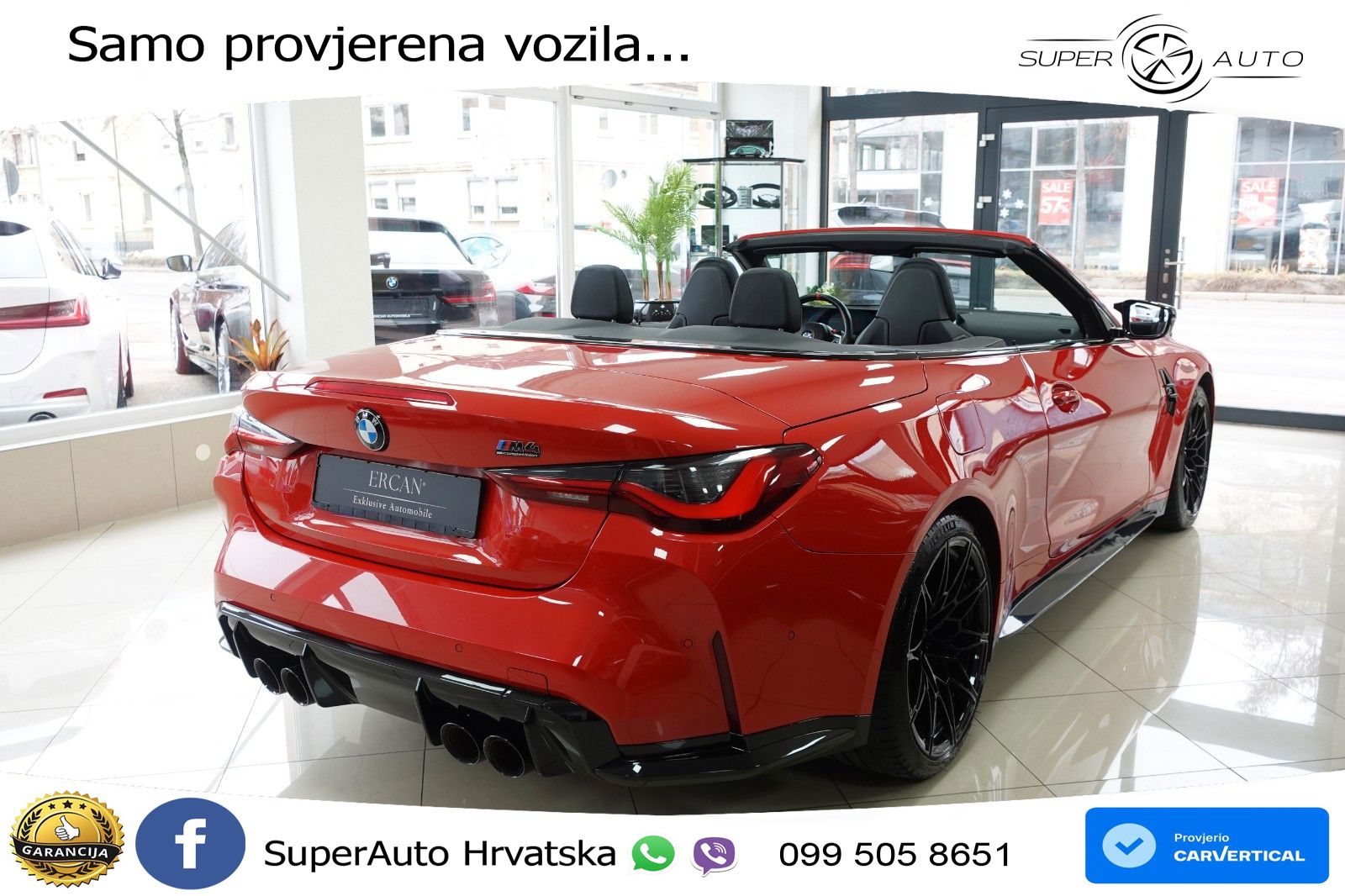 BMW M4 Convertible Competition 3.0 (530 KS) xDrive Steptronic