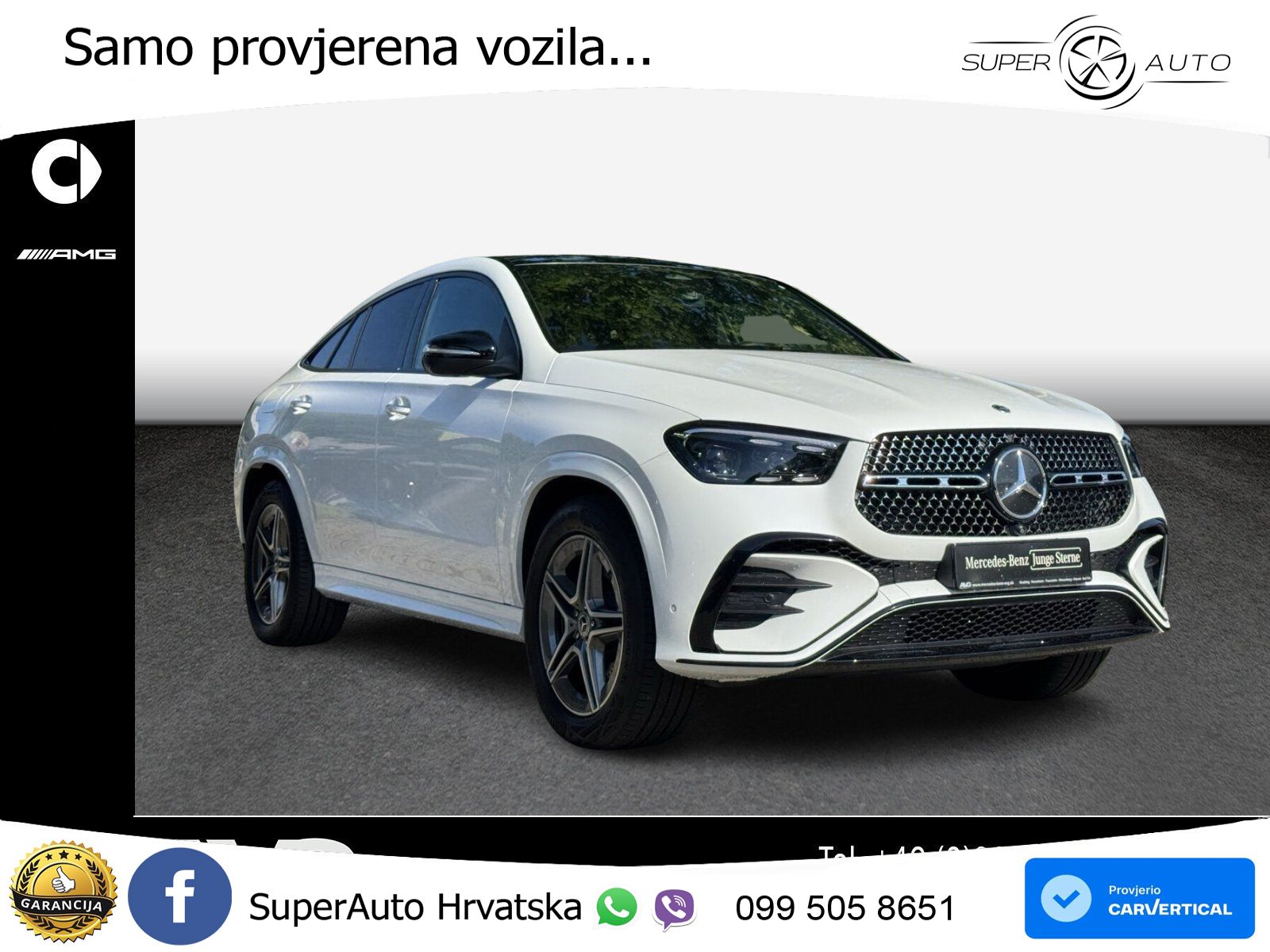 Mercedes GLE Coupe 450d (367 KS) EQ Boost 4MATIC 9G-TRONIC AMG LED+GR SJED+ACC
