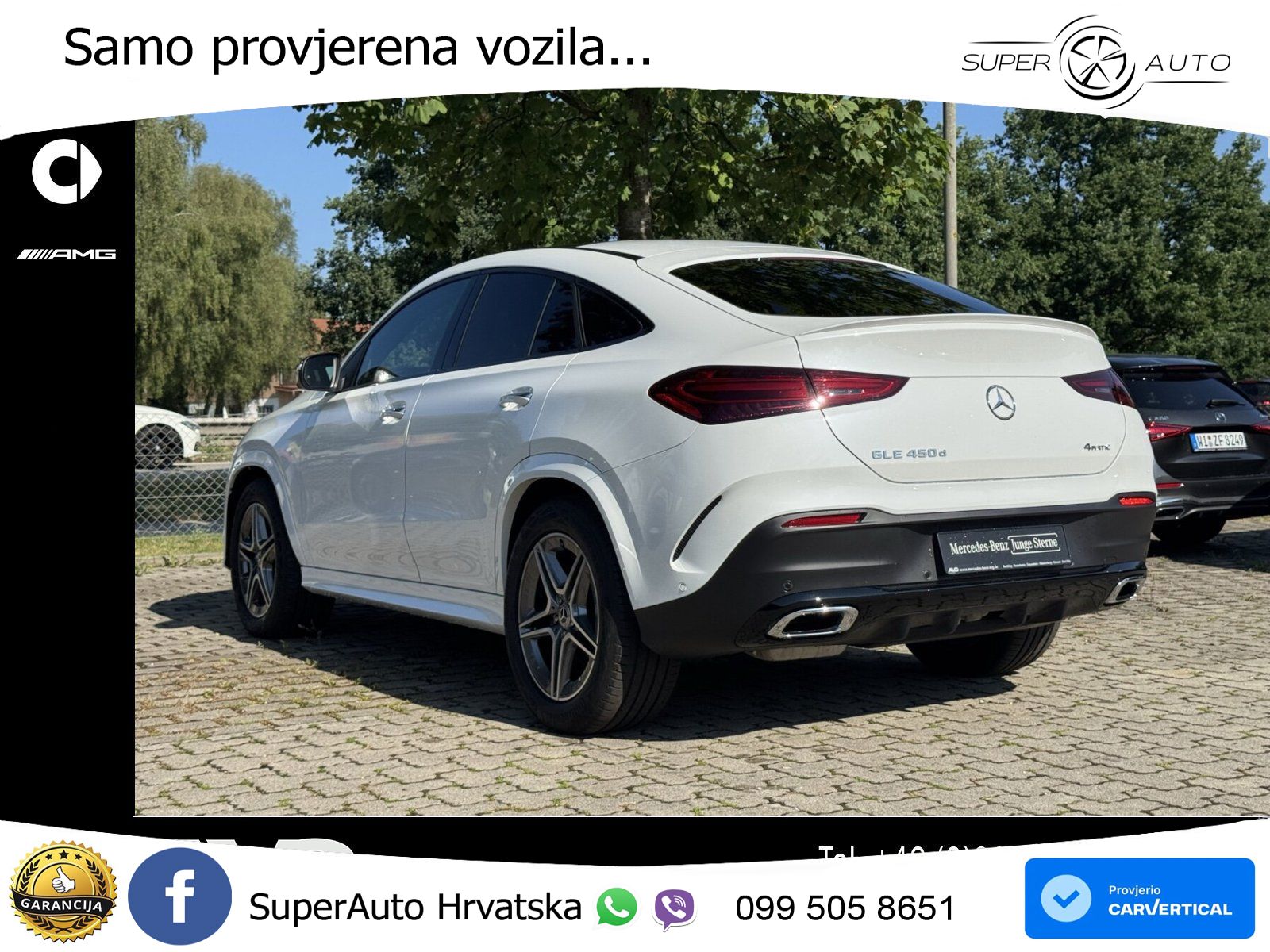 Mercedes GLE Coupe 450d (367 KS) EQ Boost 4MATIC 9G-TRONIC AMG LED+GR SJED+ACC