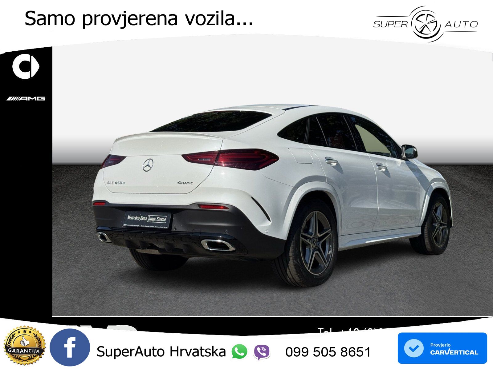 Mercedes GLE Coupe 450d (367 KS) EQ Boost 4MATIC 9G-TRONIC AMG LED+GR SJED+ACC