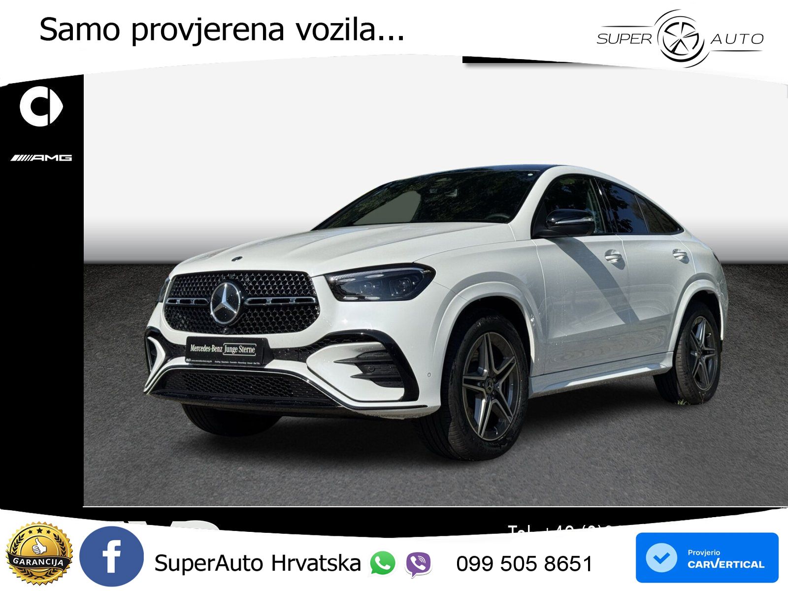 Mercedes GLE Coupe 450d (367 KS) EQ Boost 4MATIC 9G-TRONIC AMG LED+GR SJED+ACC