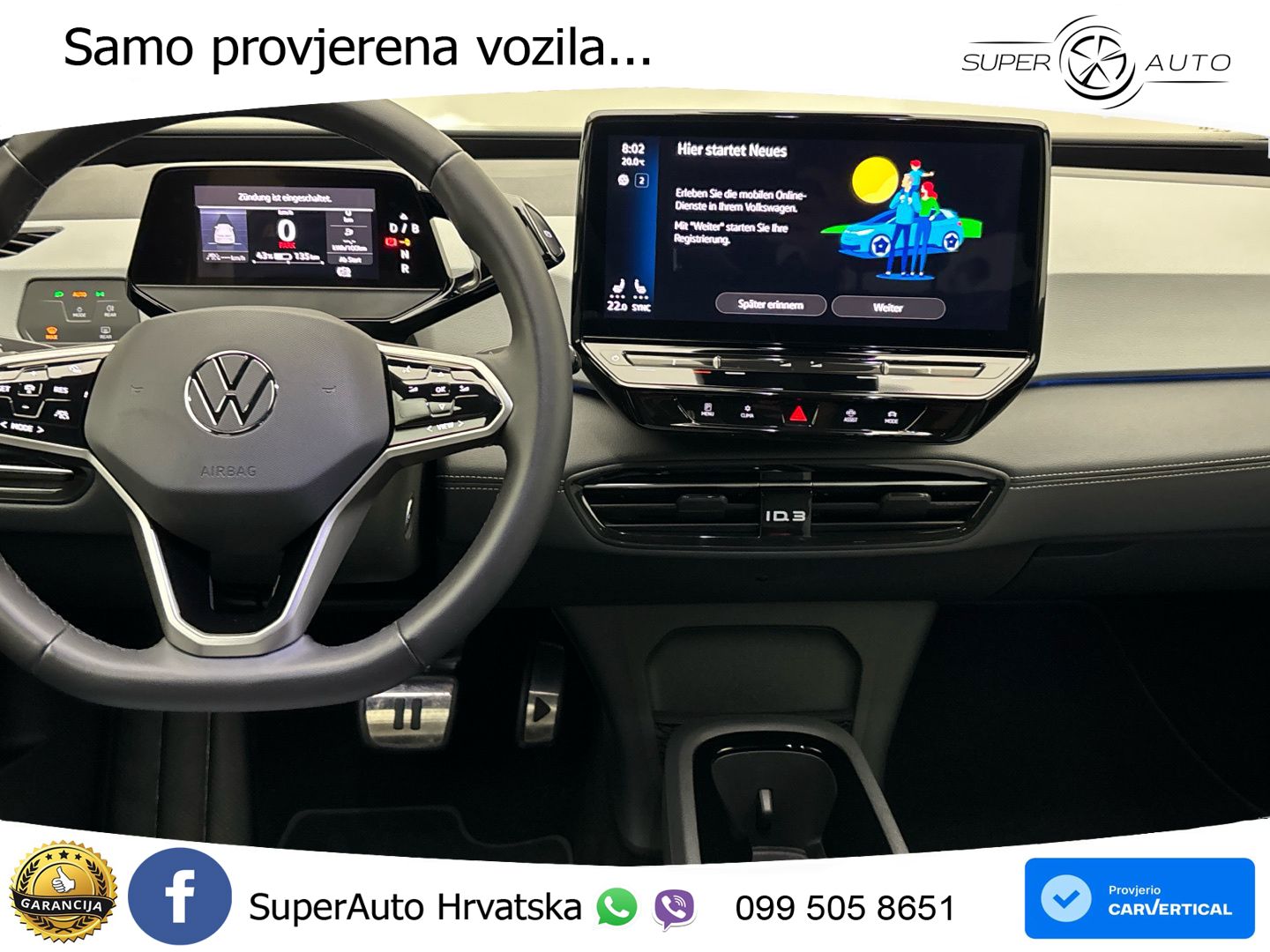 Volkswagen ID.3 Pro 62 kWh (204 KS) LED+GR SJED+ACC
