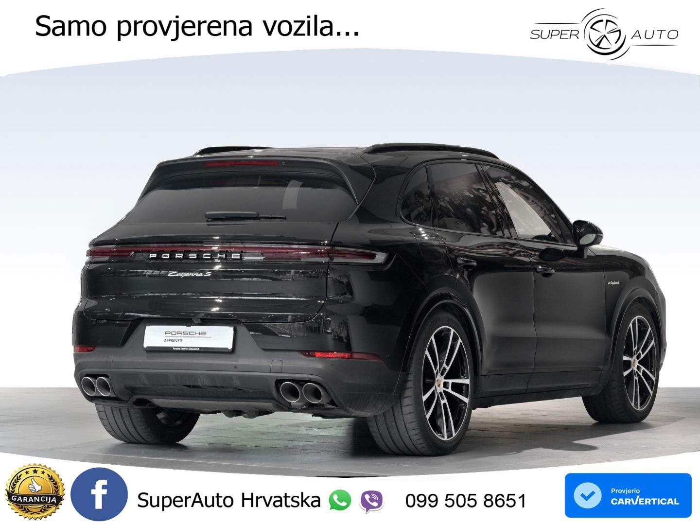 Porsche Cayenne S 3.0 V6 (519 KS) E-Hybrid Tiptronic S LED+GR SJED+ACC