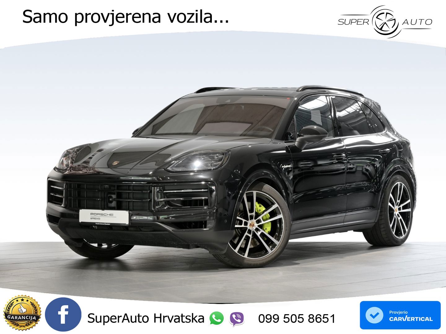 Porsche Cayenne S 3.0 V6 (519 KS) E-Hybrid Tiptronic S LED+GR SJED+ACC