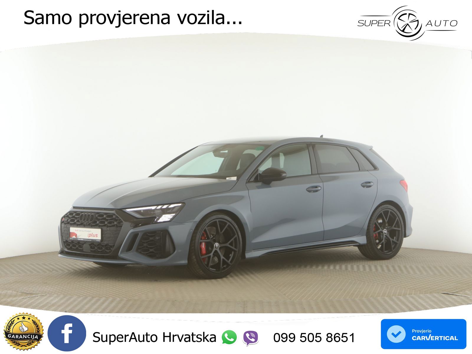 Audi RS3 Sportback 2.5 TFSI (400 KS) quattro S tronic LED+GR SJED+ACC