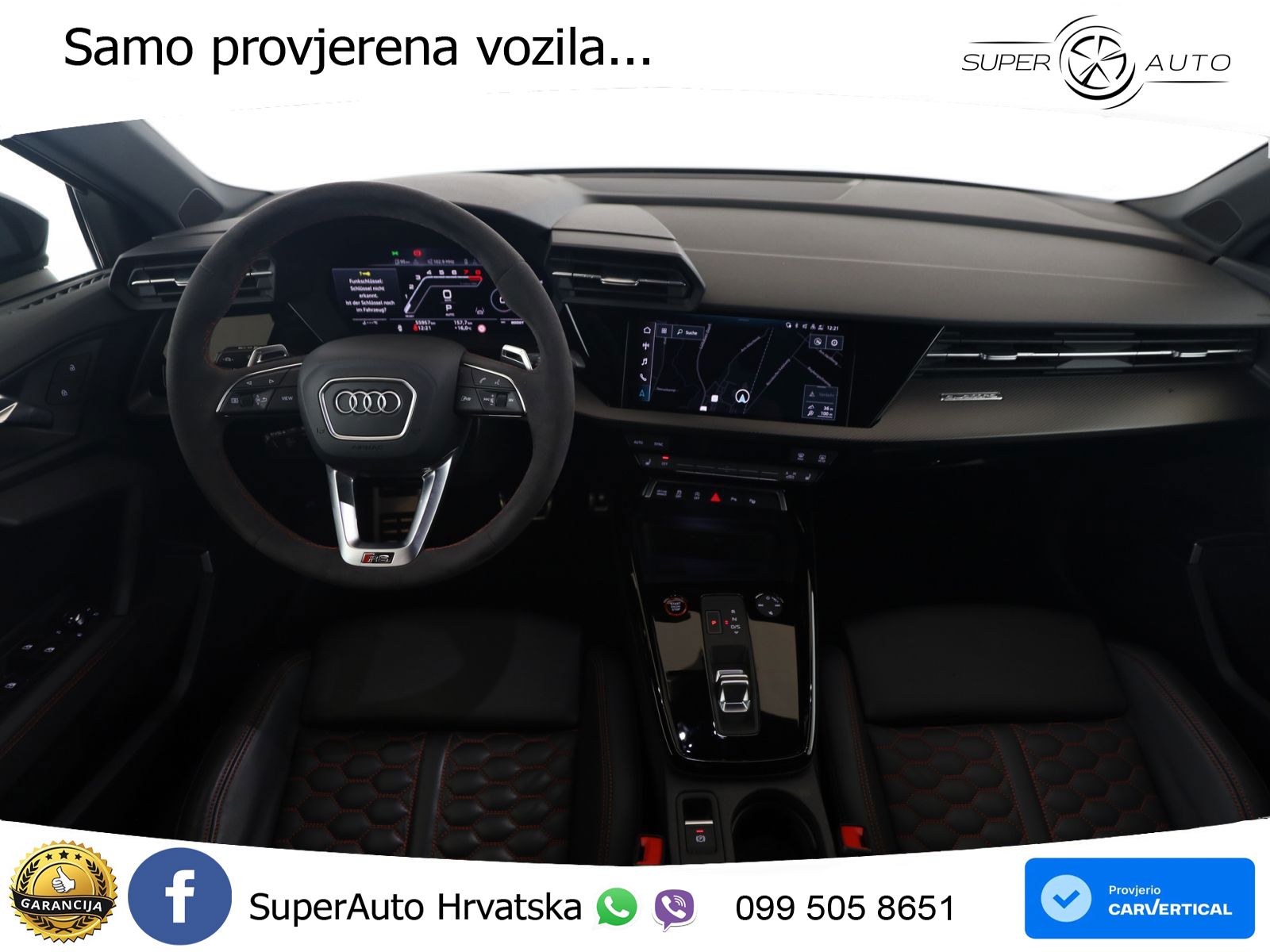 Audi RS3 Sportback 2.5 TFSI (400 KS) quattro S tronic LED+GR SJED+ACC