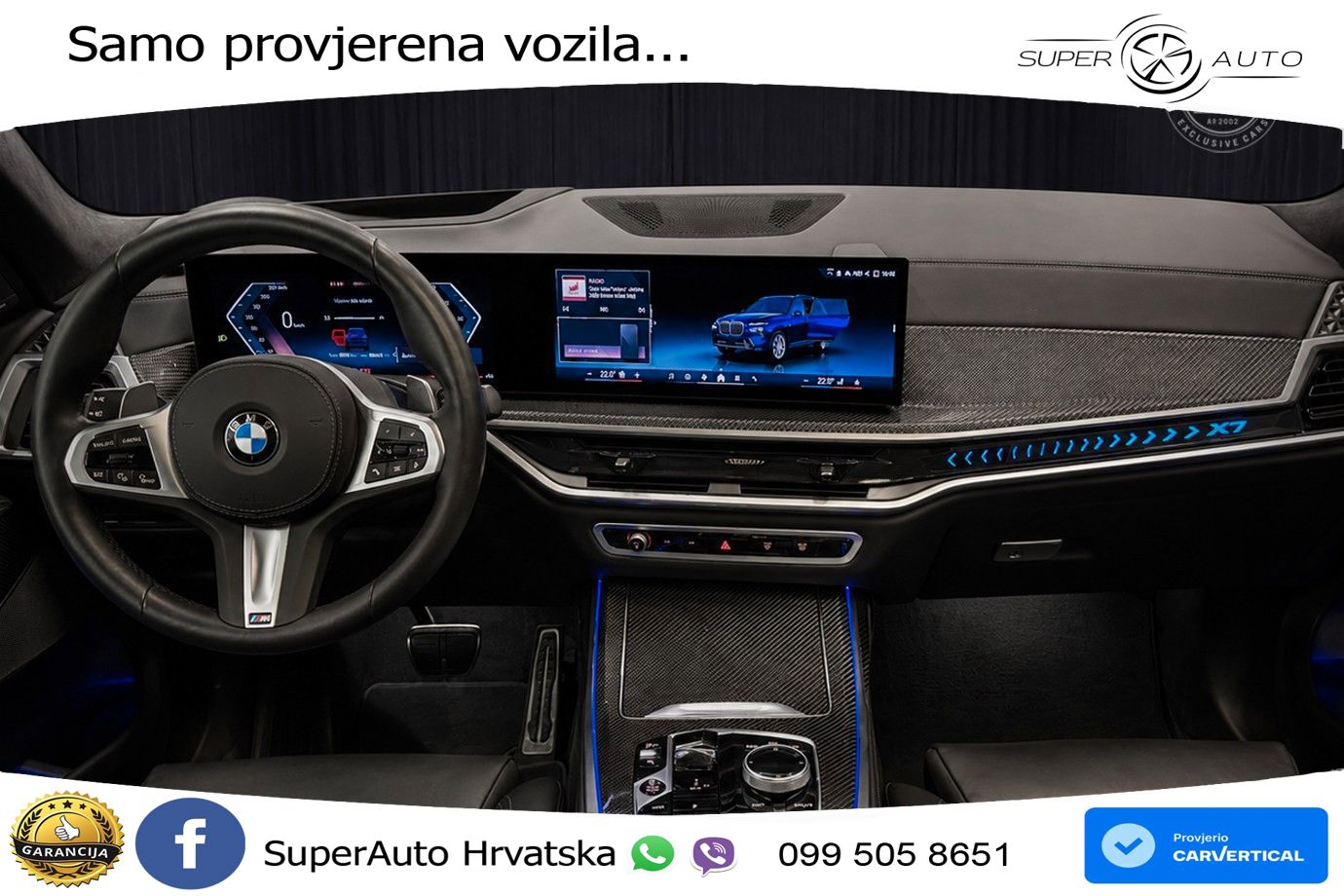 BMW X7 40d (352 KS) xDrive Steptronic M Sport LED+ACC