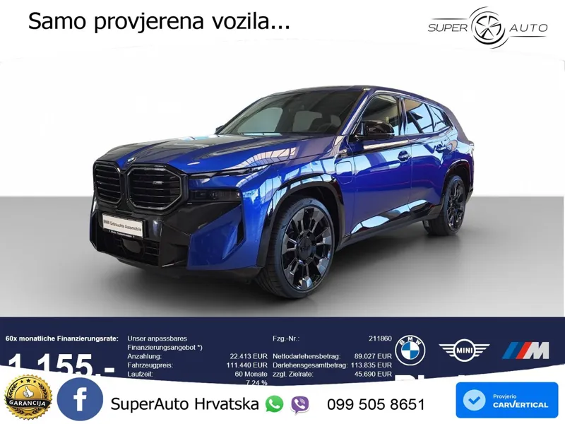 BMW XM 4.4 V8 (653 KS) xDrive Steptronic