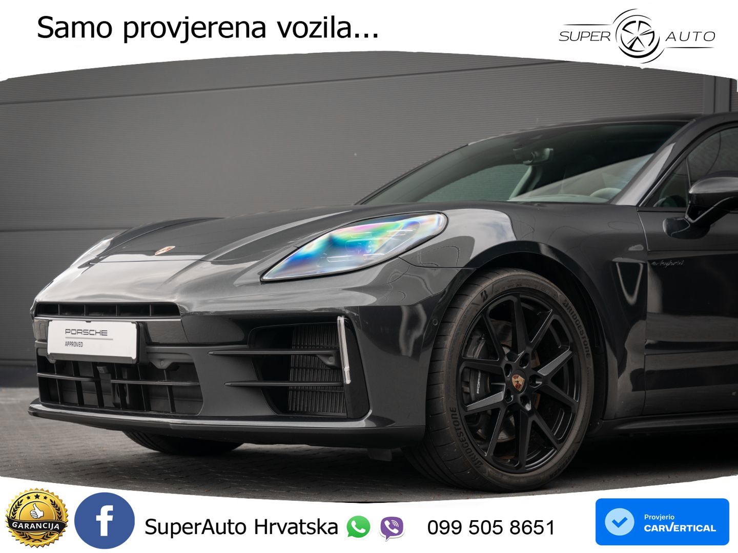 Porsche Panamera 4 2.9 V6 (470 KS) E-Hybrid PDK ACC+HEAD+4xGR SJED+360+PANO