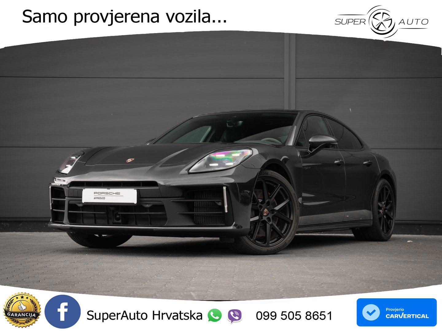 Porsche Panamera 4 2.9 V6 (470 KS) E-Hybrid PDK ACC+HEAD+4xGR SJED+360+PANO