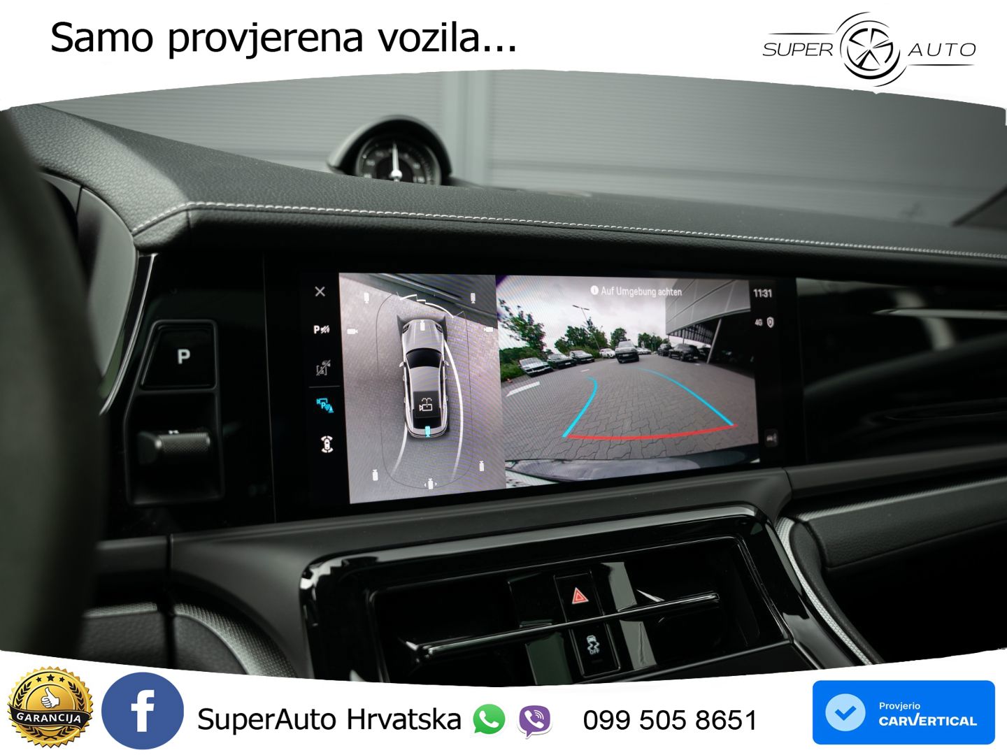 Porsche Panamera 4 2.9 V6 (470 KS) E-Hybrid PDK ACC+HEAD+4xGR SJED+360+PANO