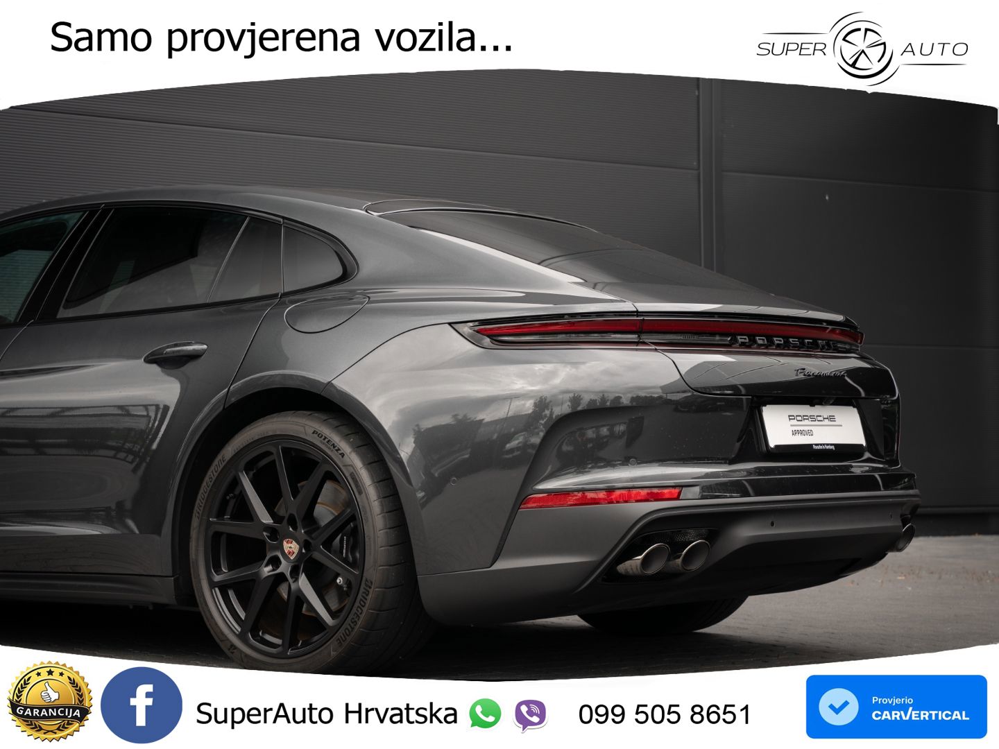 Porsche Panamera 4 2.9 V6 (470 KS) E-Hybrid PDK ACC+HEAD+4xGR SJED+360+PANO