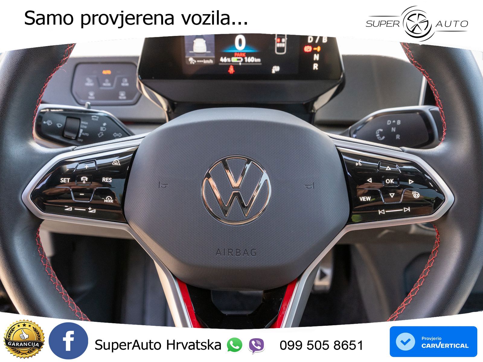 Volkswagen ID.3 GTX Performance 84 kWh (326 KS) LED+GR SJED+ACC