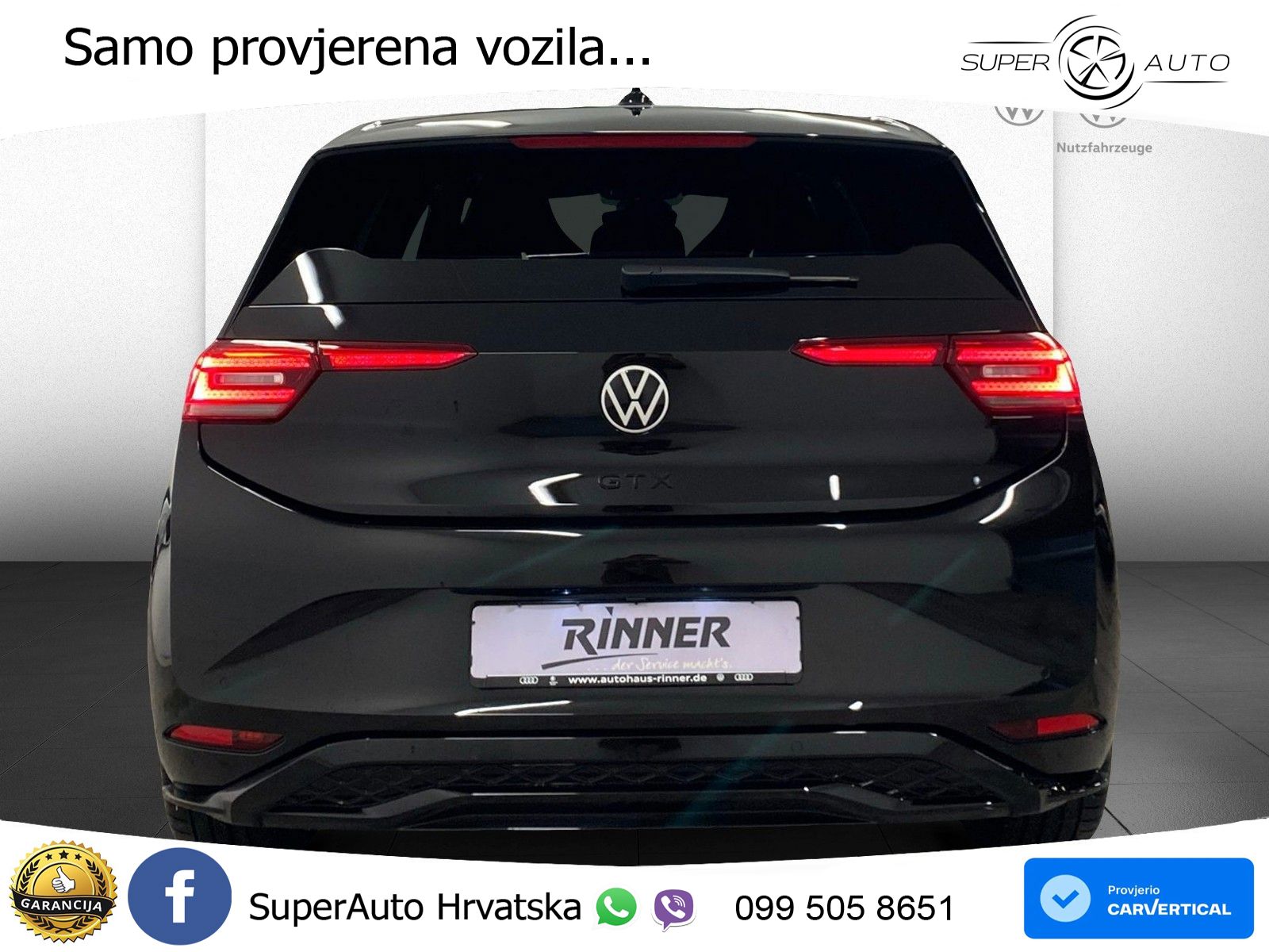 Volkswagen ID.3 GTX 84 kWh (286 KS)