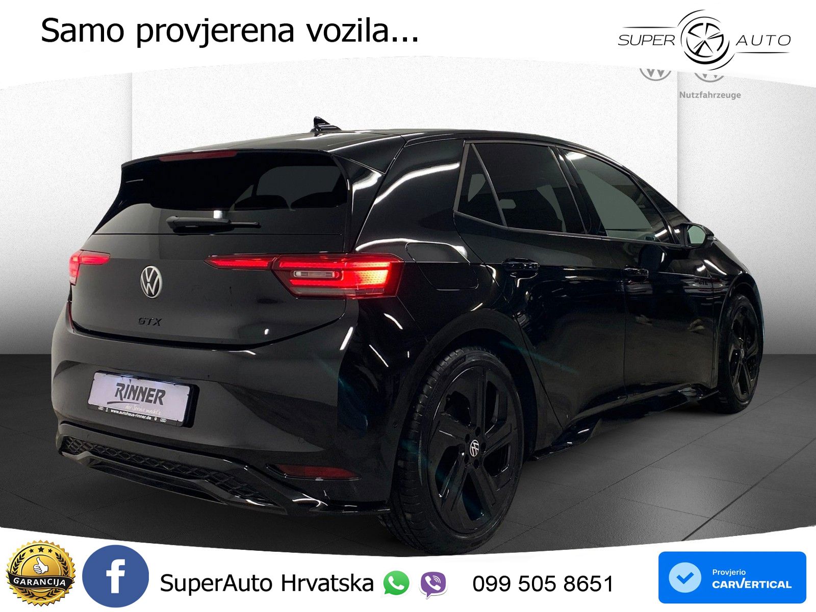 Volkswagen ID.3 GTX 84 kWh (286 KS)