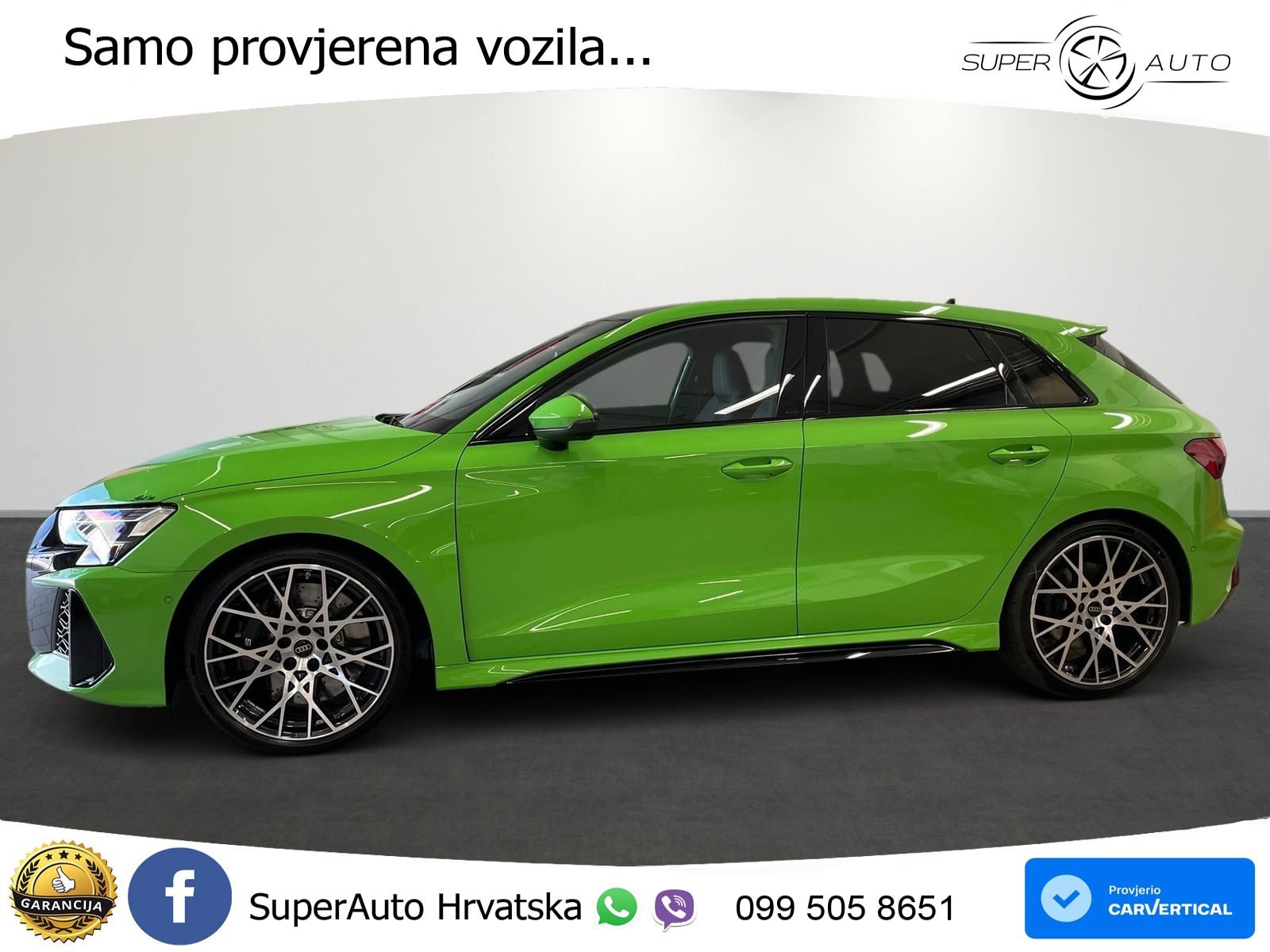 Audi RS3 Sedan 2.5 TFSI (400 KS) quattro S tronic LED+GR SJED+ACC