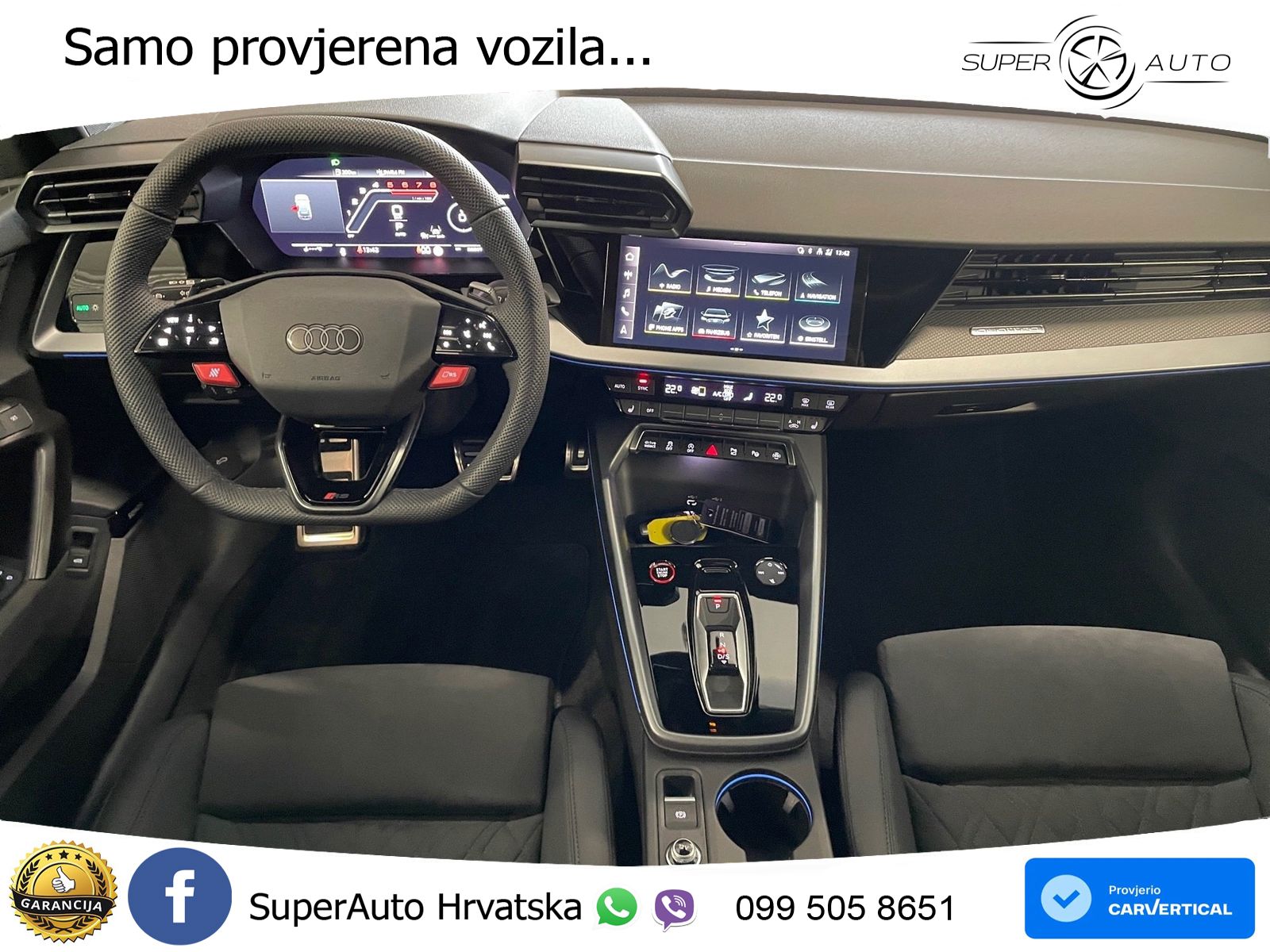Audi RS3 Sedan 2.5 TFSI (400 KS) quattro S tronic LED+GR SJED+ACC