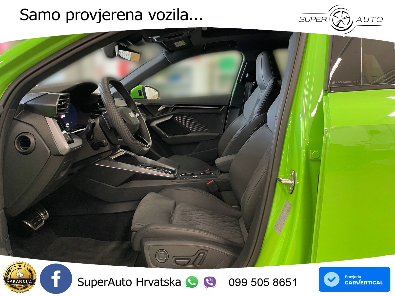 Audi RS3 Sedan 2.5 TFSI (400 KS) quattro S tronic LED+GR SJED+ACC